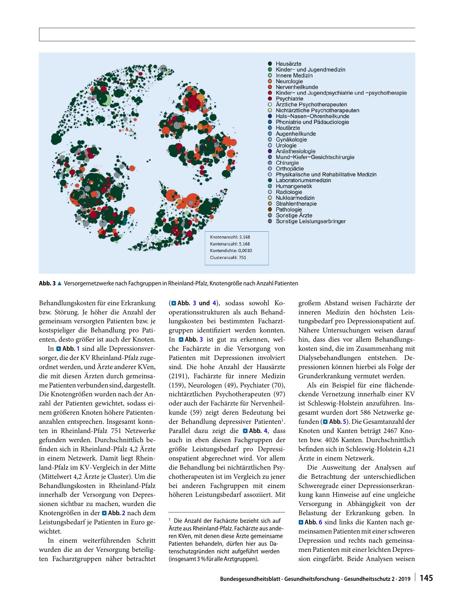 Vorschauseite 6: Analyse von Versorgernetzwerken und räumlichen Versorgungsunterschieden bei Patienten mit Depressionen in Deutschland