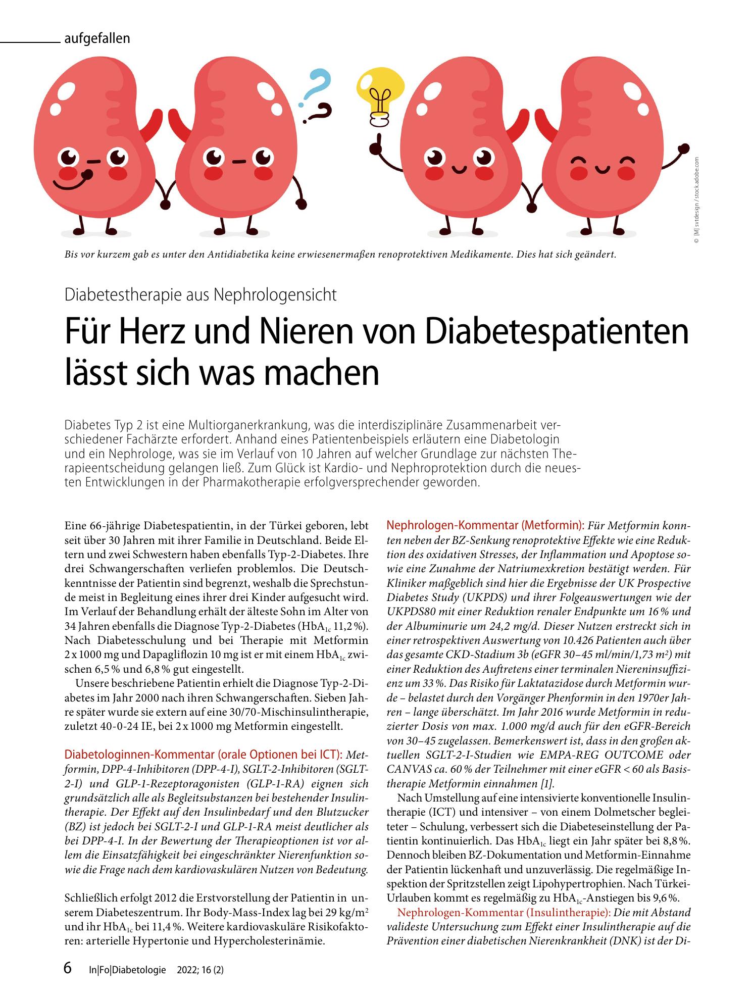 Vorschauseite 1: Für Herz und Nieren von Diabetespatienten lässt sich was machen