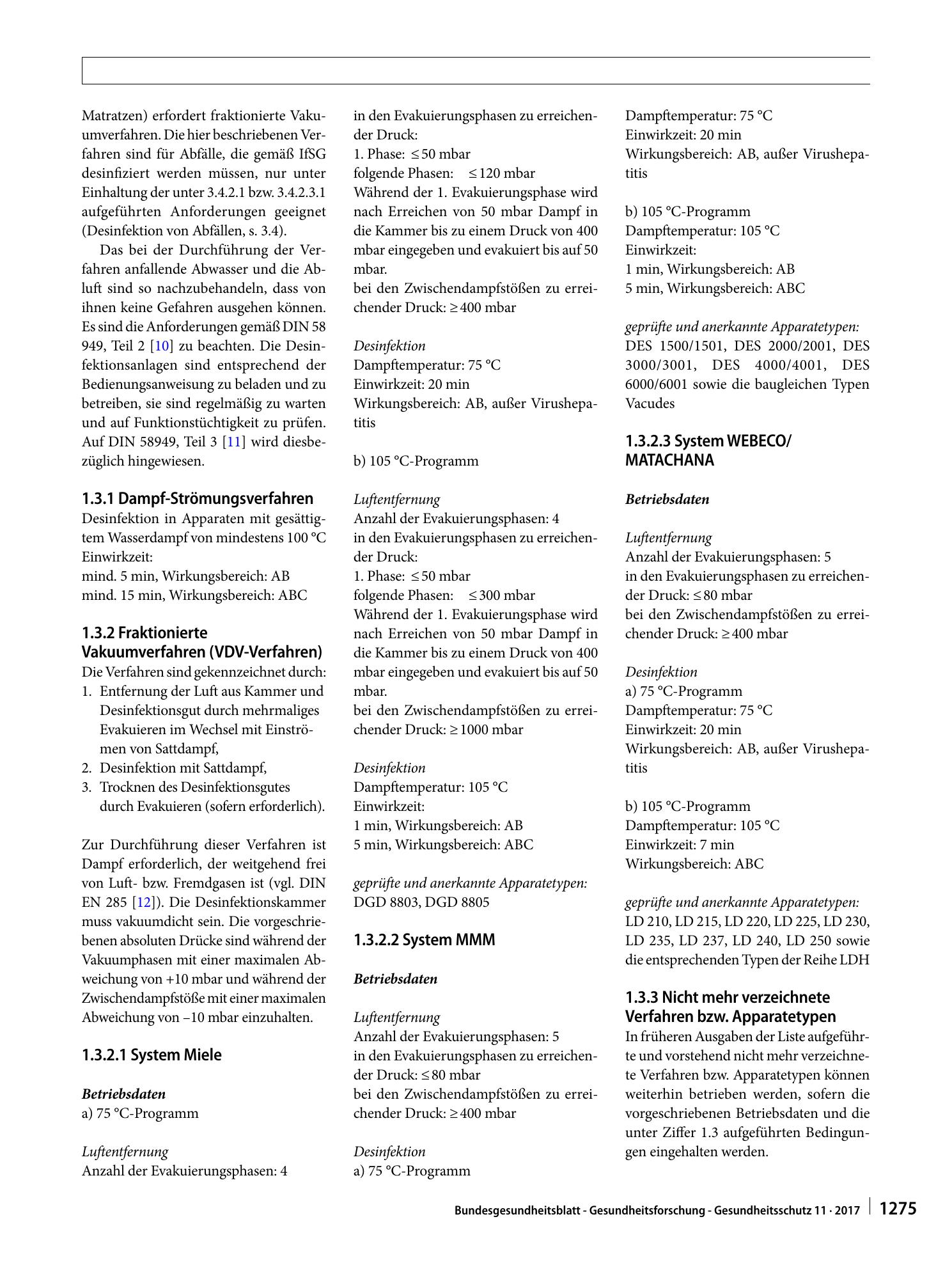 Vorschauseite 2: Liste der vom Robert Koch-Institut geprüften und anerkannten Desinfektionsmittel und -verfahren