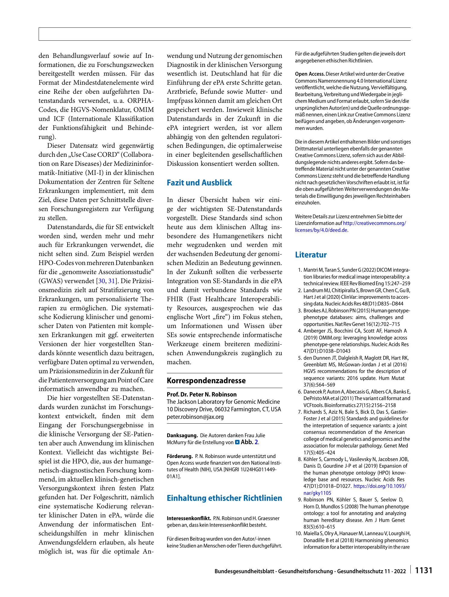 Vorschauseite 6: Datenstandards für Seltene Erkrankungen