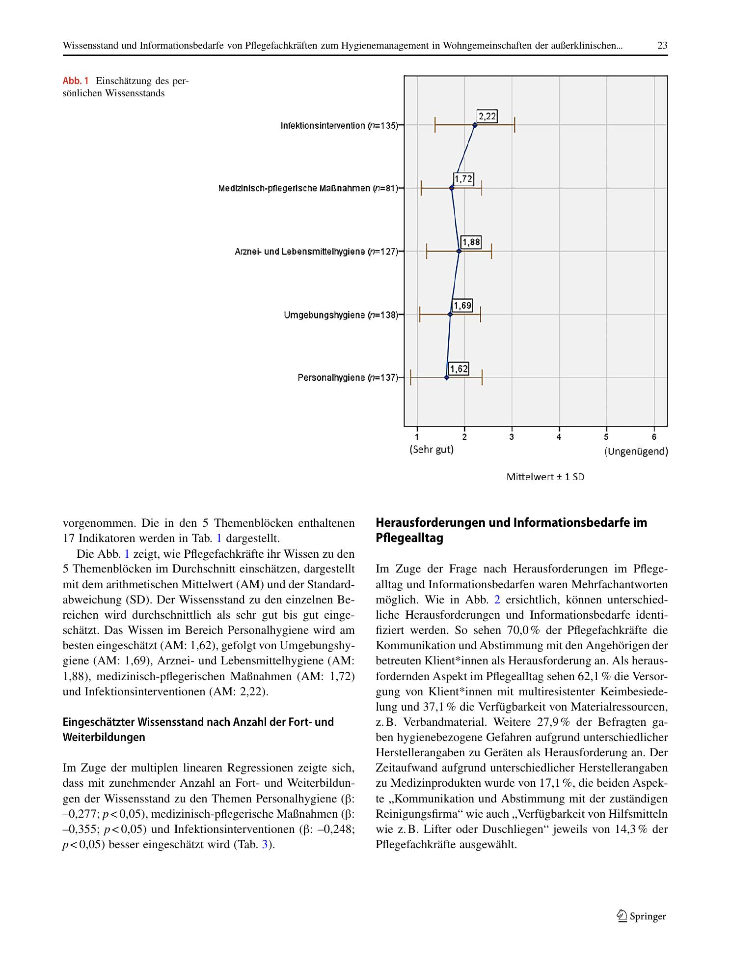 Vorschauseite 5: Wissensstand und Informationsbedarfe von Pflegefachkräften zum Hygienemanagement in Wohngemeinschaften der außerklinischen Intensivpflege
