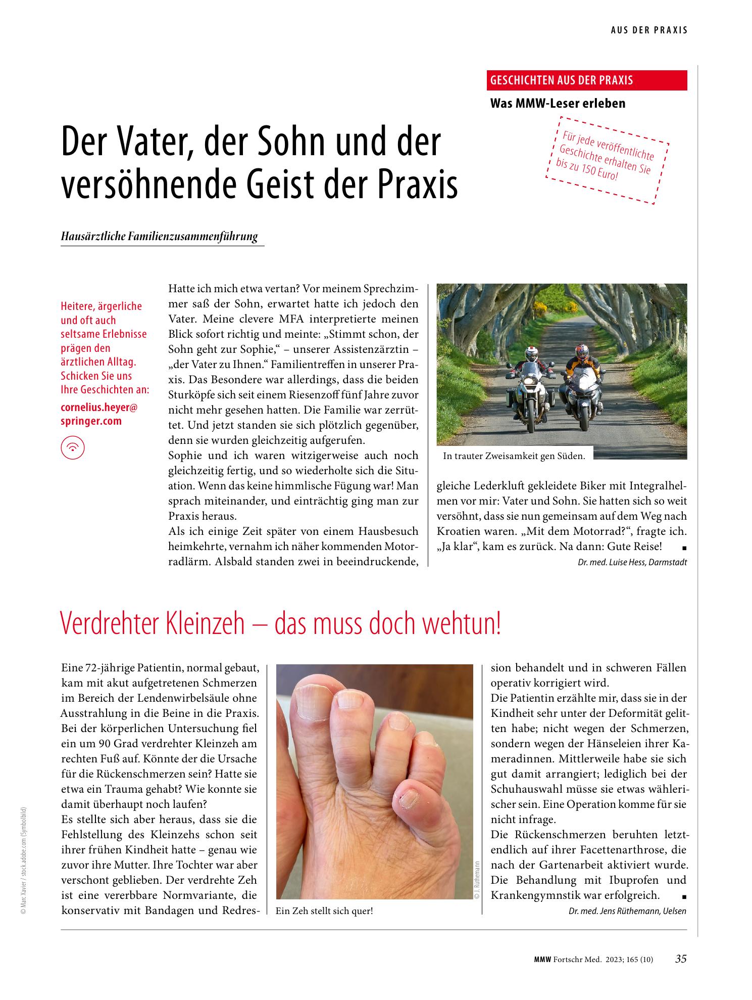 Vorschauseite 1: Verdrehter Kleinzeh - das muss doch wehtun!