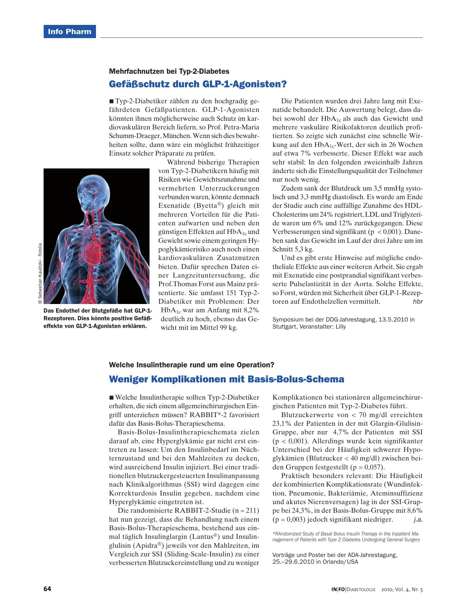 Vorschauseite 1: Weniger Komplikationen mit Basis-Bolus-Schema