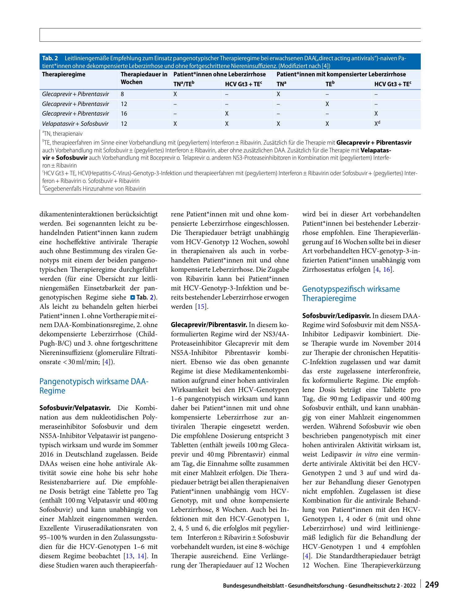 Vorschauseite 4: Behandlung von Hepatitis-C-Infektionen im Zeitalter direkt wirkender antiviraler Medikamente (DAAs)