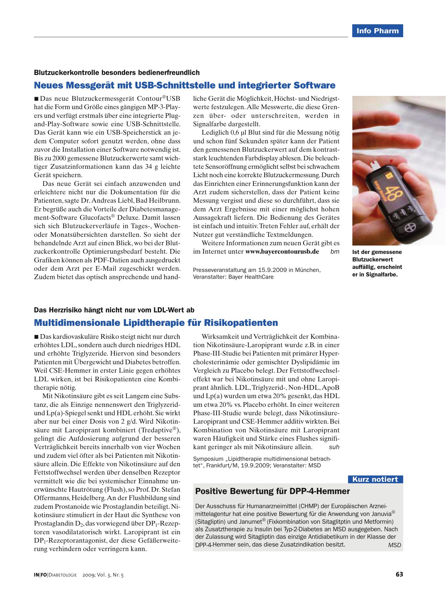Vorschauseite 1: Multidimensionale Lipidtherapie für Risikopatienten