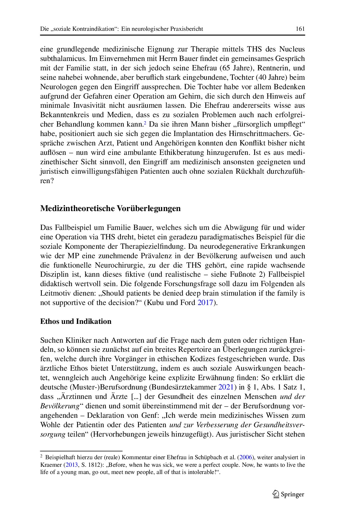 Vorschauseite 3: Die „soziale Kontraindikation“: Ein neurologischer Praxisbericht