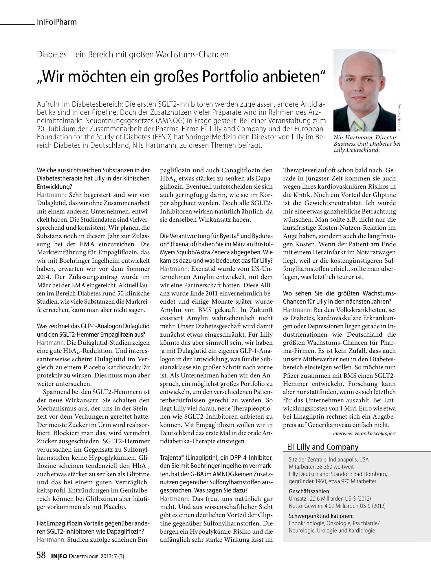 Vorschauseite 1: „Wir möchten ein großes Portfolio anbieten“