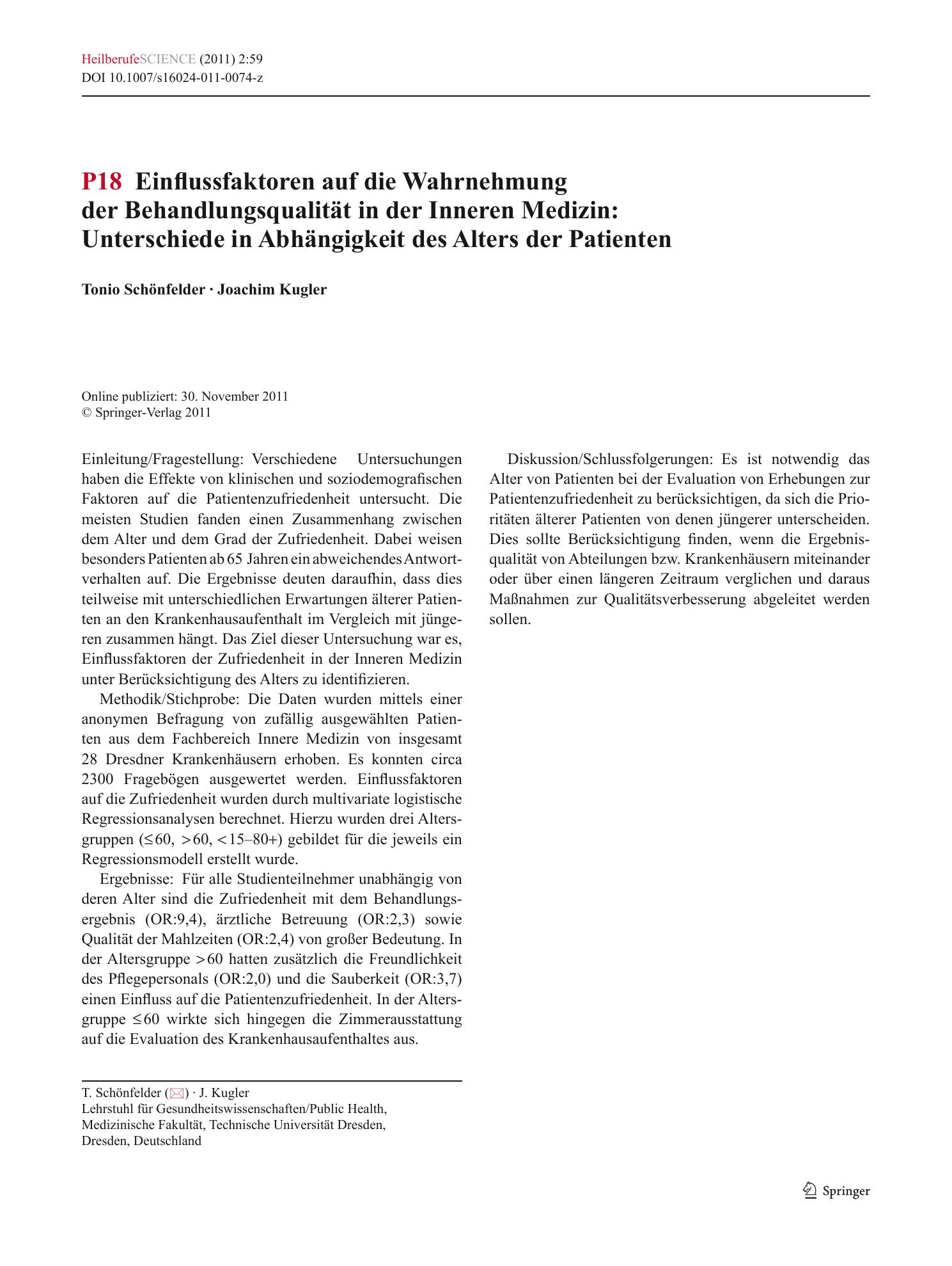 Vorschauseite 1: P18 Einflussfaktoren auf die Wahrnehmung