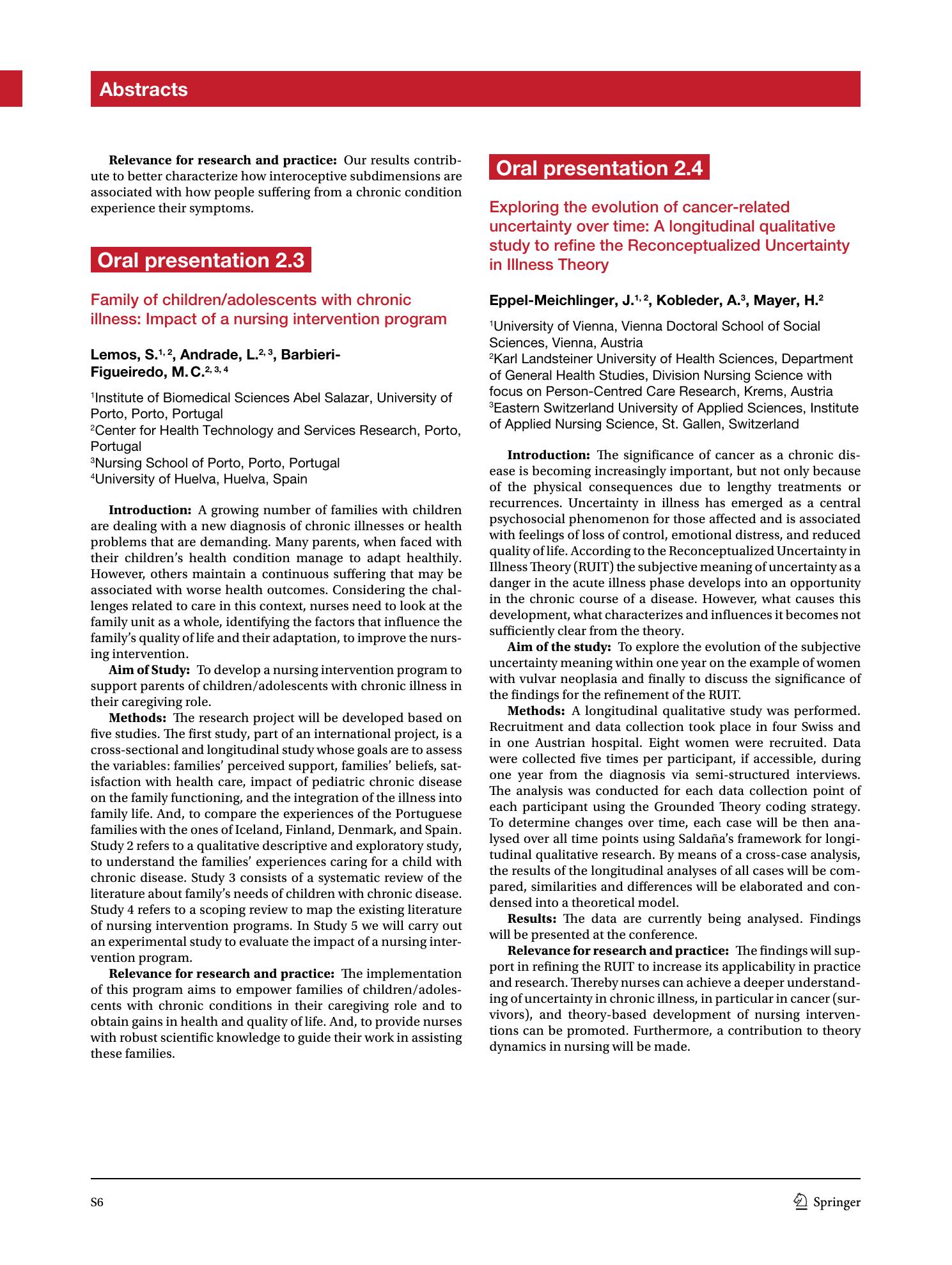 Vorschauseite 6: The 19th European Doctoral Conference Nursing Science – EDCNS