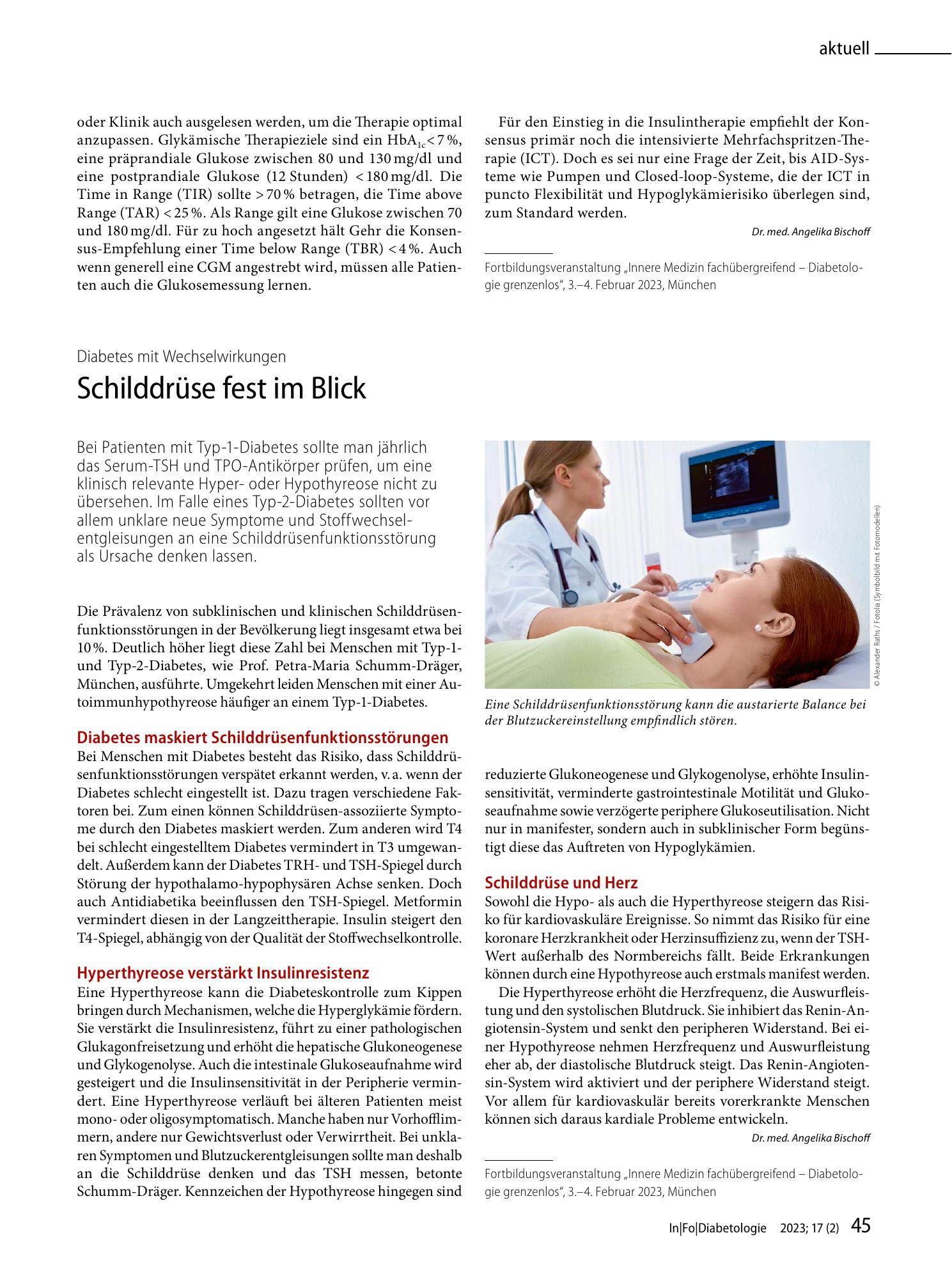 Vorschauseite 1: Schilddrüse fest im Blick