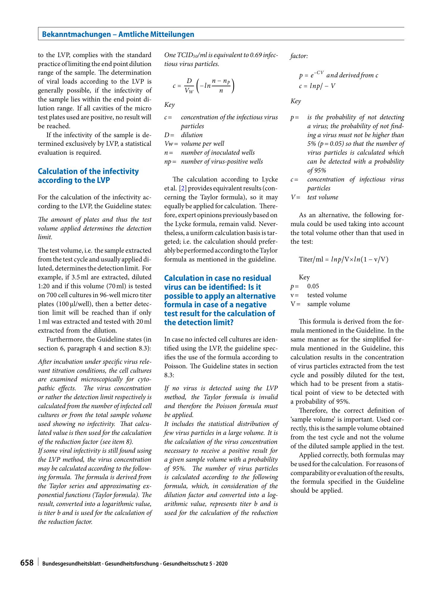 Vorschauseite 2: Comment on the significance, application and determination of the large volume plating (LVP)