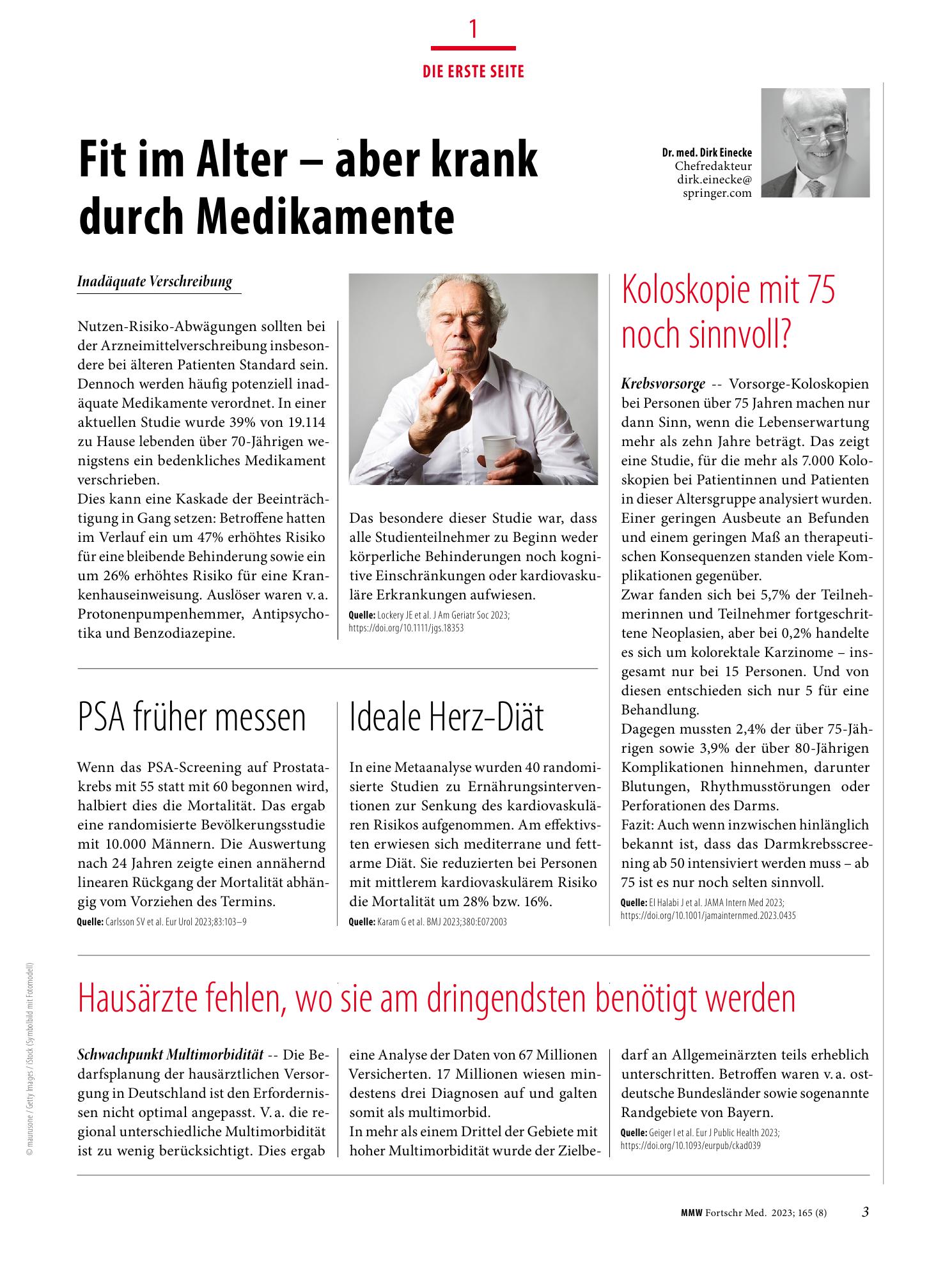 Vorschauseite 1: Die Erste Seite