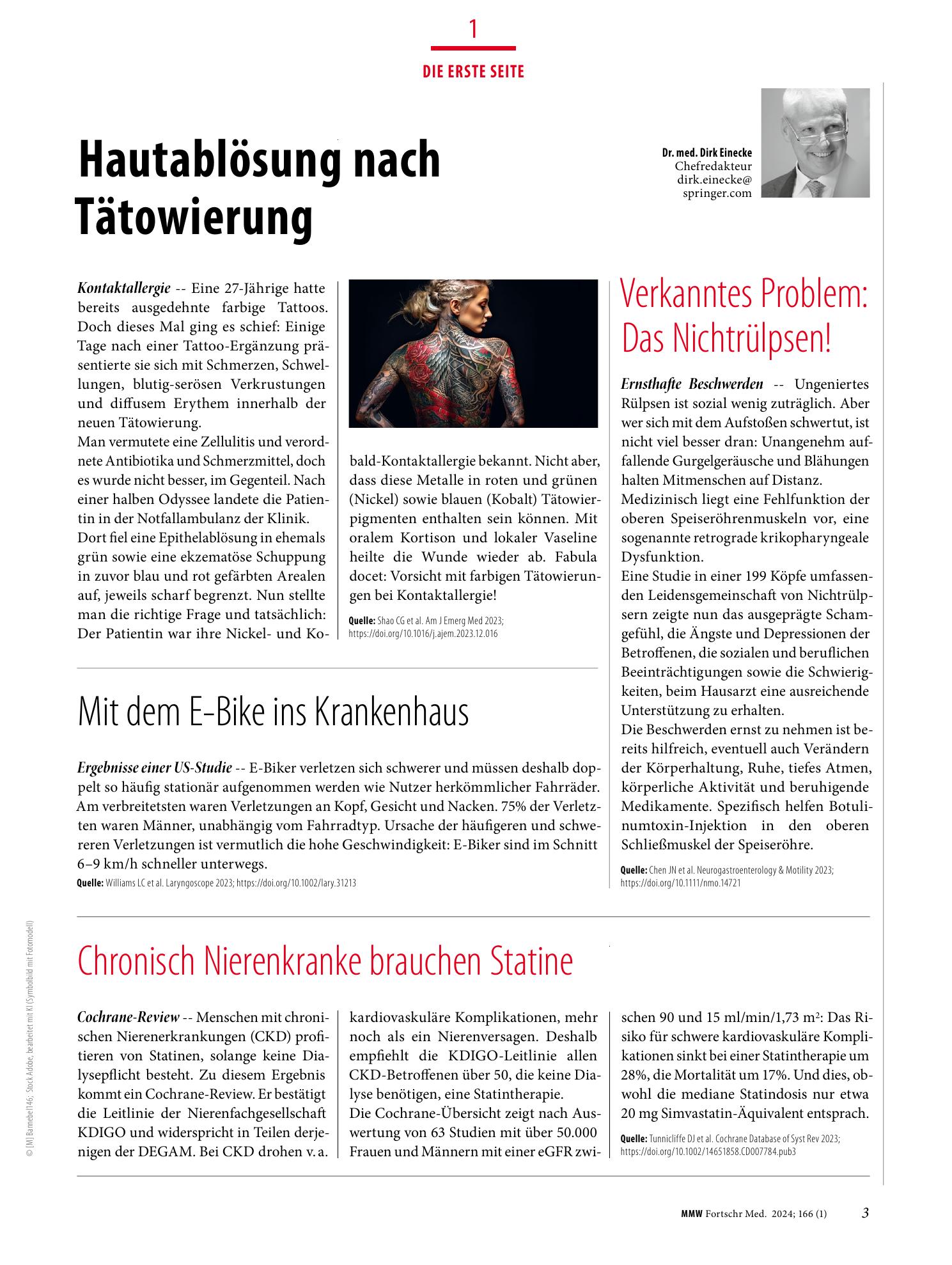 Vorschauseite 1: Die erste seite