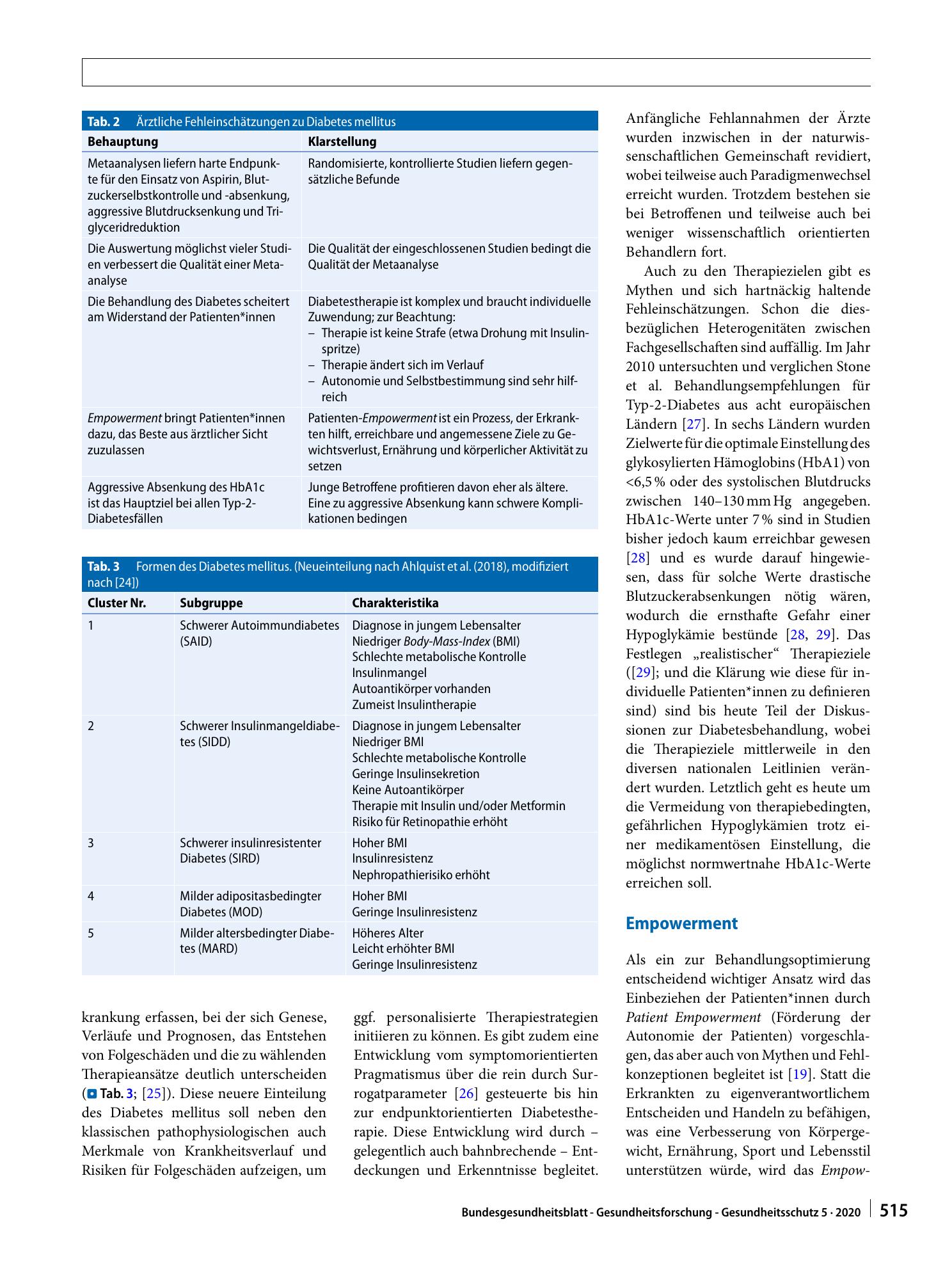Vorschauseite 4: Die Behandlung des Diabetes mellitus: Mythen und Evidenz