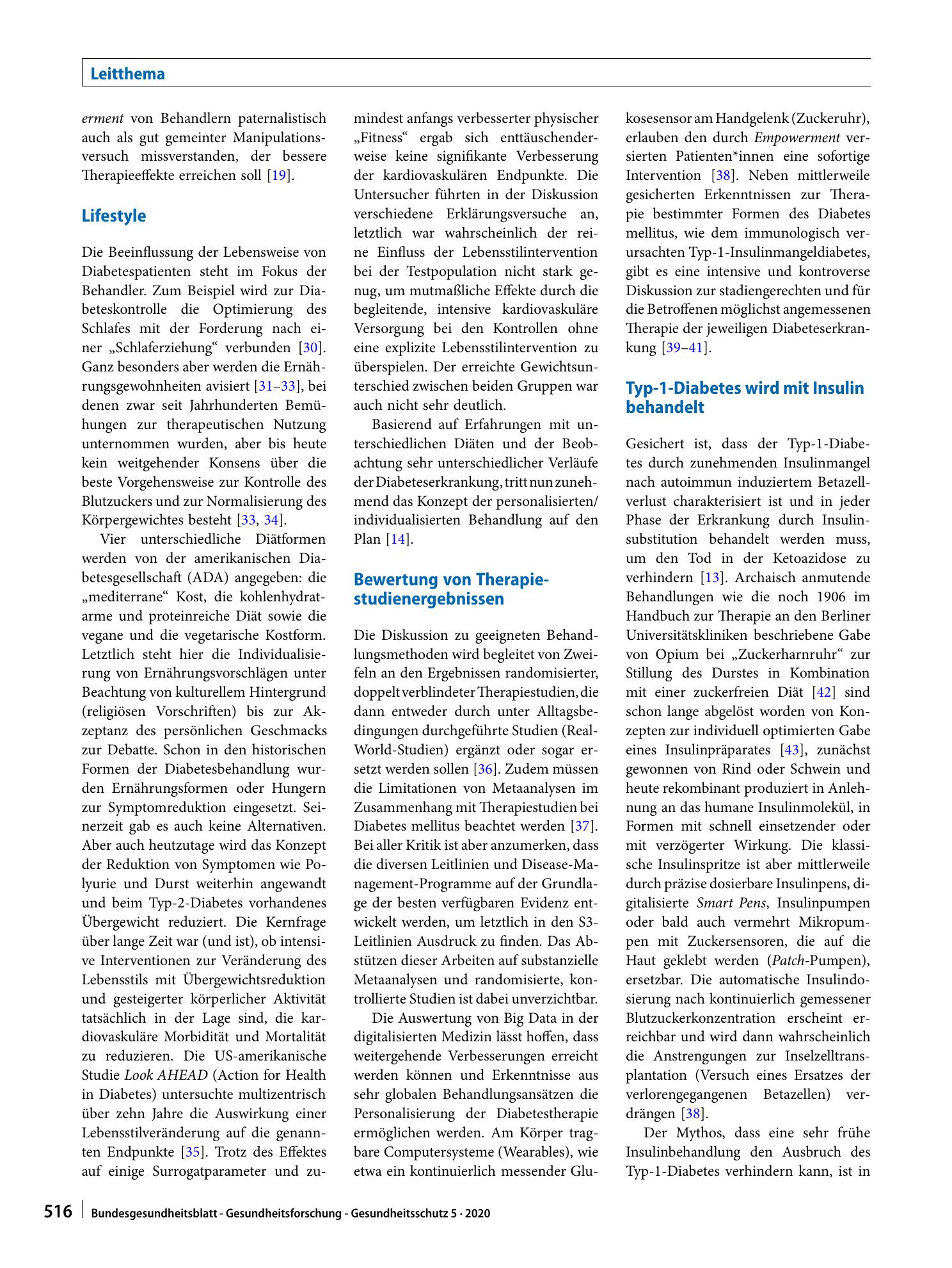 Vorschauseite 5: Die Behandlung des Diabetes mellitus: Mythen und Evidenz