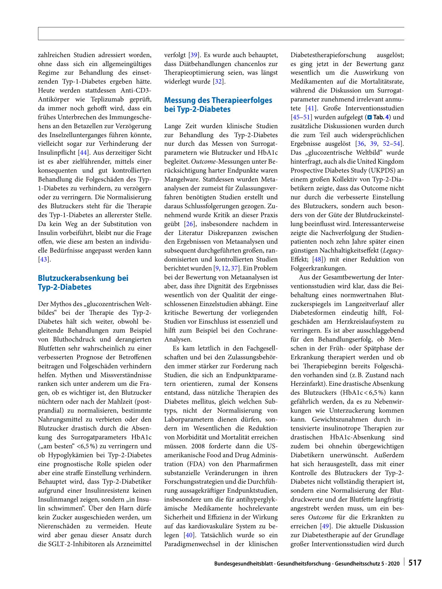 Vorschauseite 6: Die Behandlung des Diabetes mellitus: Mythen und Evidenz