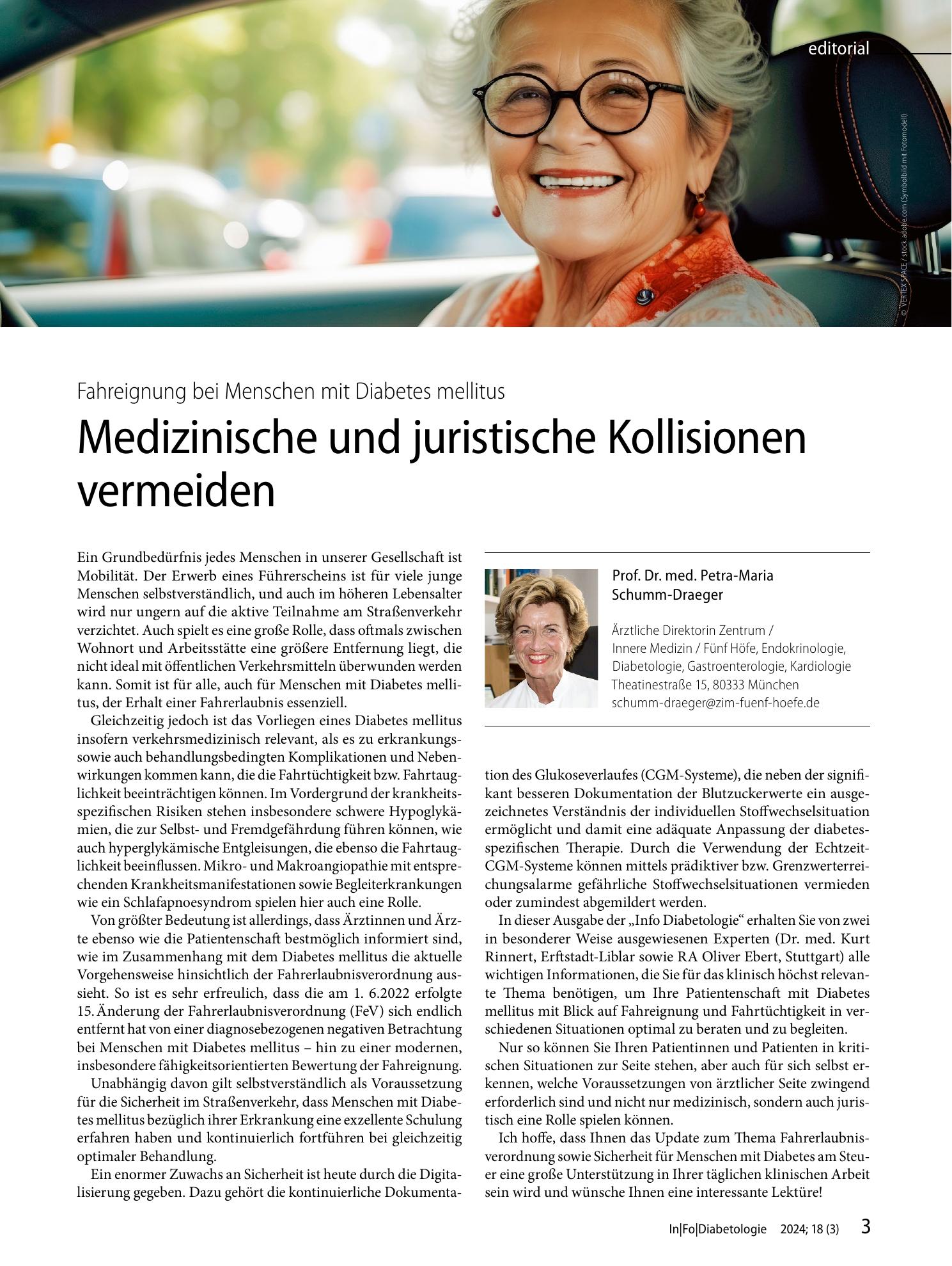 Vorschauseite 1: Medizinische und juristische Kollisionen vermeiden