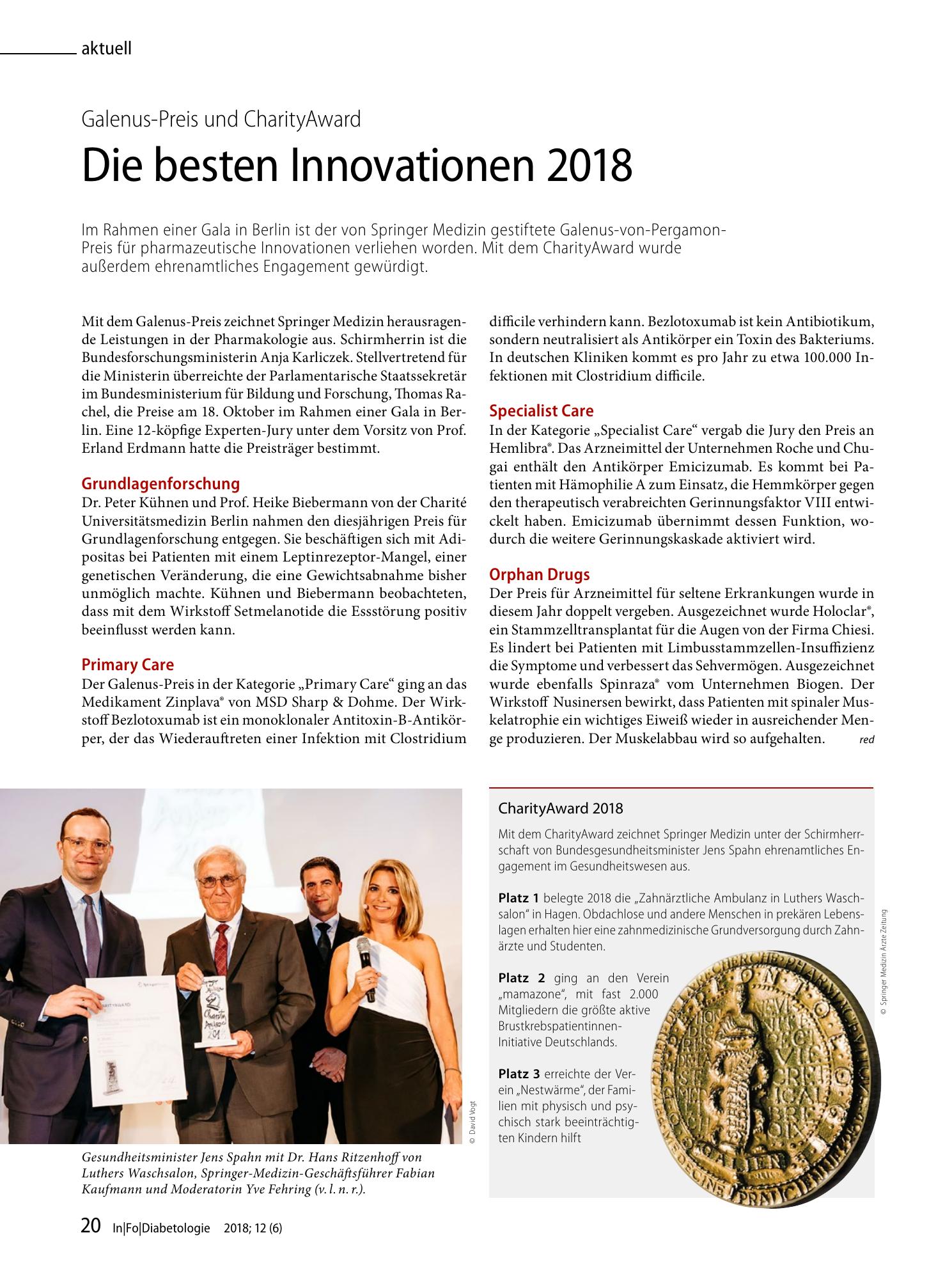 Vorschauseite 1: Die besten Innovationen 2018