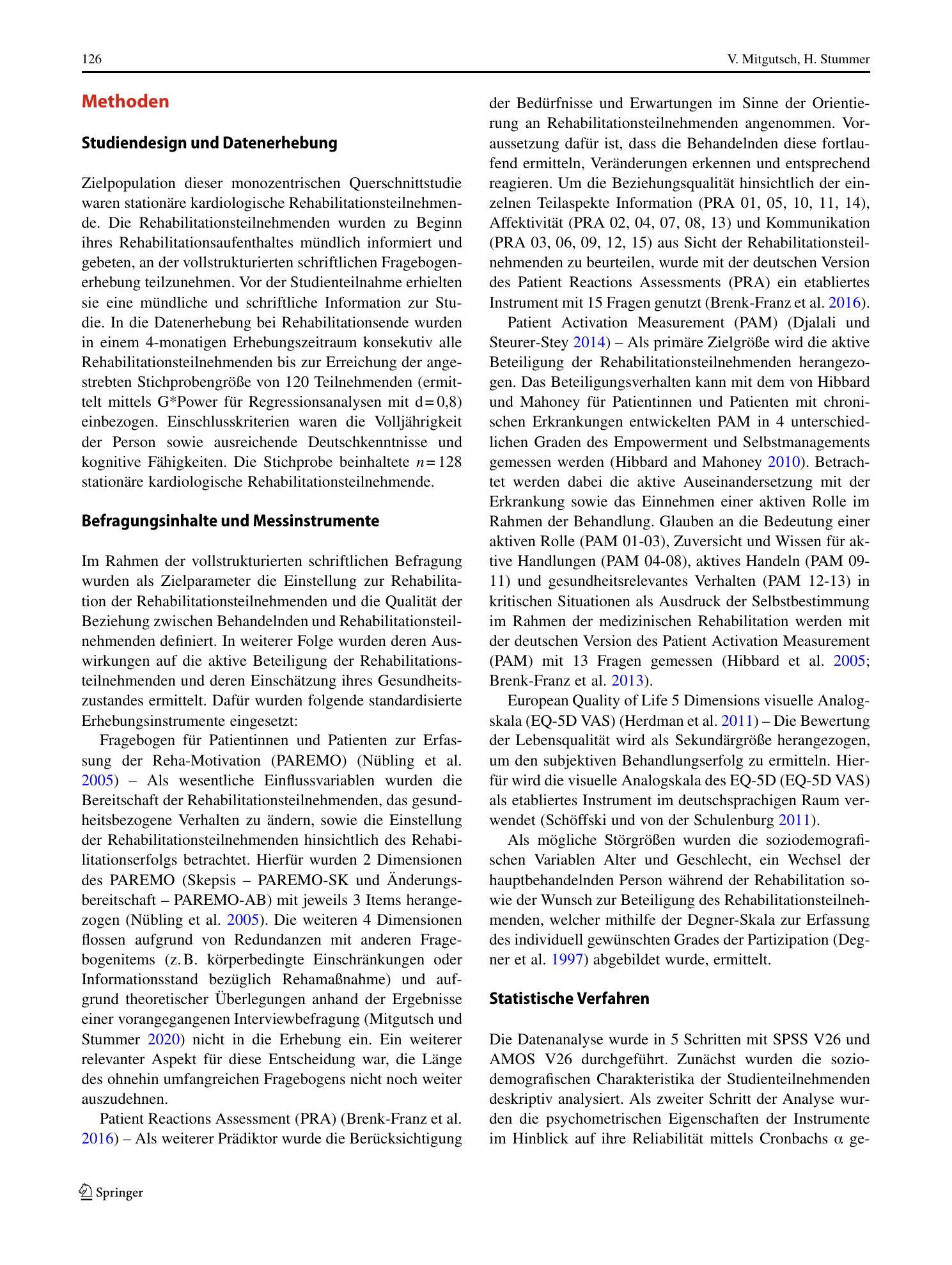 Vorschauseite 4: Selbstbestimmung und Gesundheitszustand – eine Pfadanalyse in der kardiologischen Rehabilitation