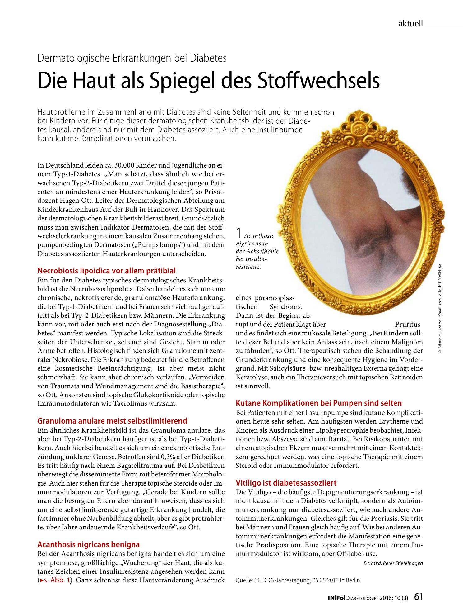 Vorschauseite 1: Die Haut als Spiegel des Stoffwechsels