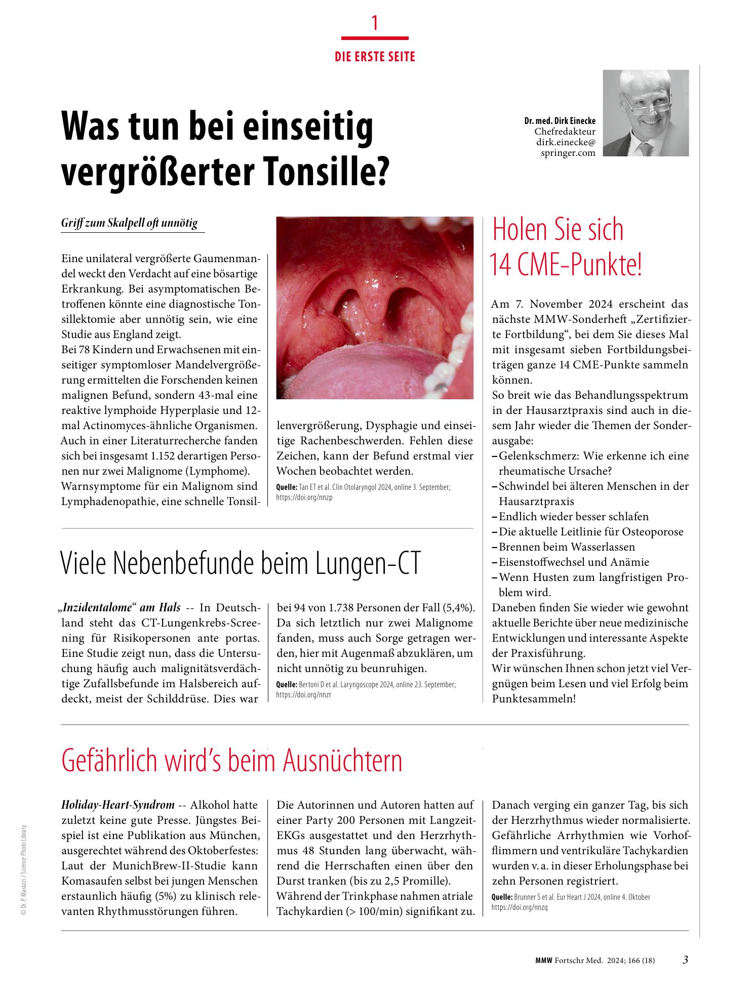 Vorschauseite 1: Die Erste Seite