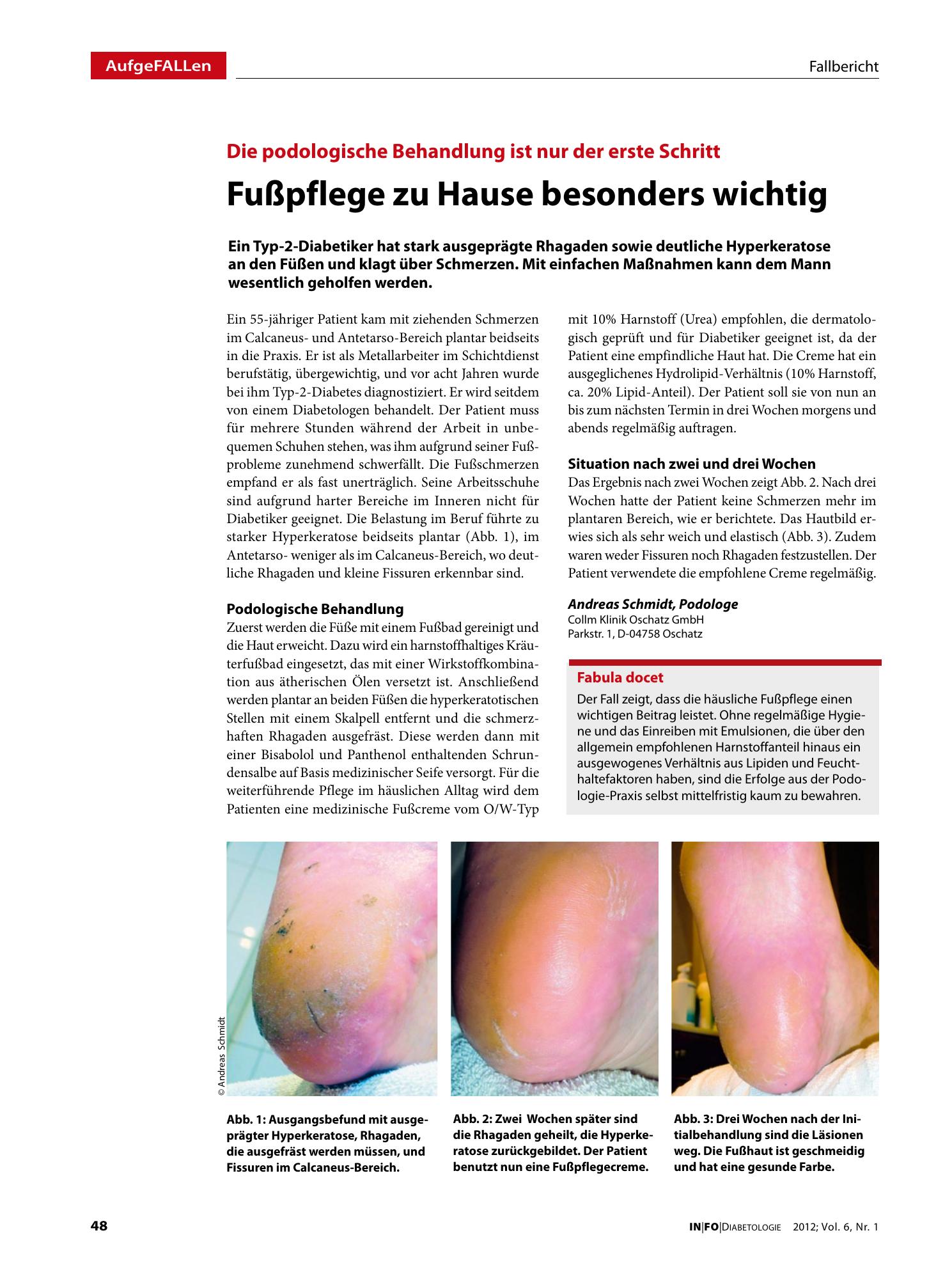 Vorschauseite 1: Fußpflege zu Hause besonders wichtig