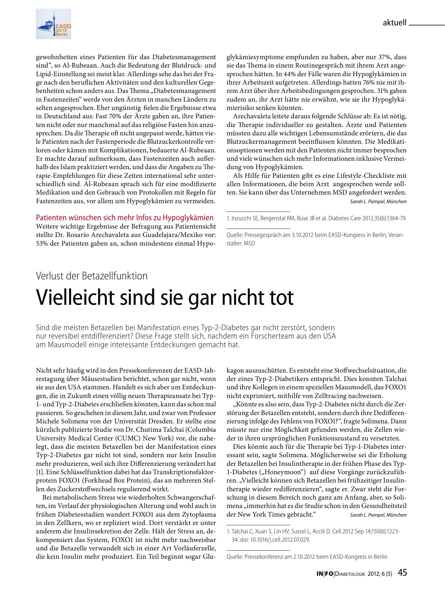 Vorschauseite 1: Vielleicht sind sie gar nicht tot
