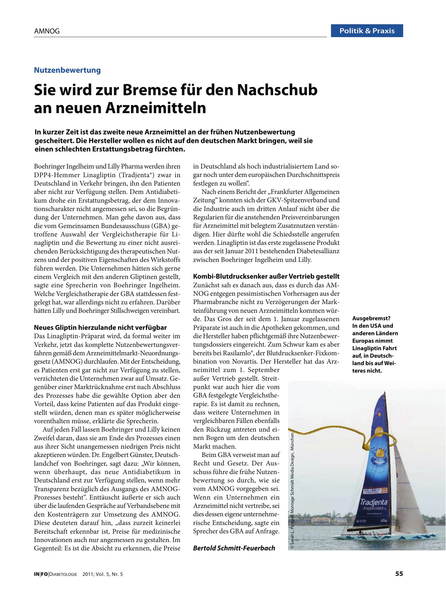 Vorschauseite 1: Sie wird zur Bremse für den Nachschub an neuen Arzneimitteln