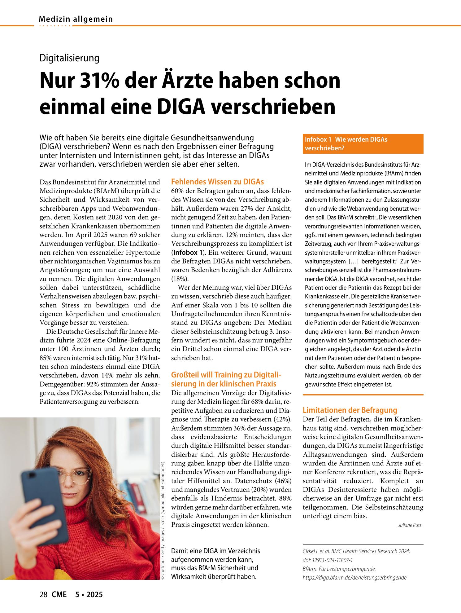 Vorschauseite 1: Nur 31% der Ärzte haben schon einmal eine DIGA verschrieben