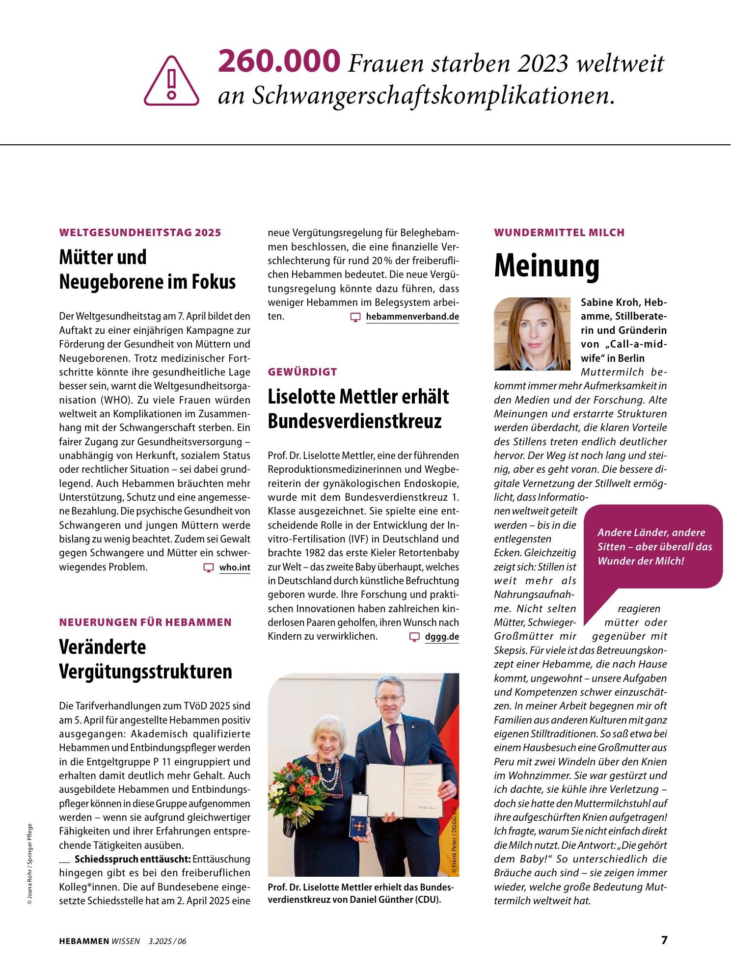 Vorschauseite 1: Meinung