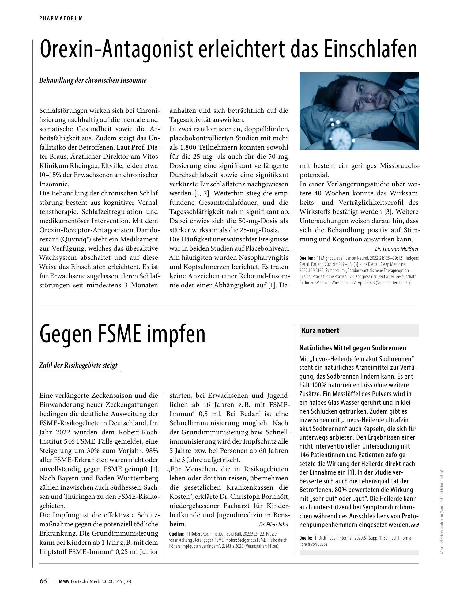 Vorschauseite 1: Natürliches Mittel gegen Sodbrennen