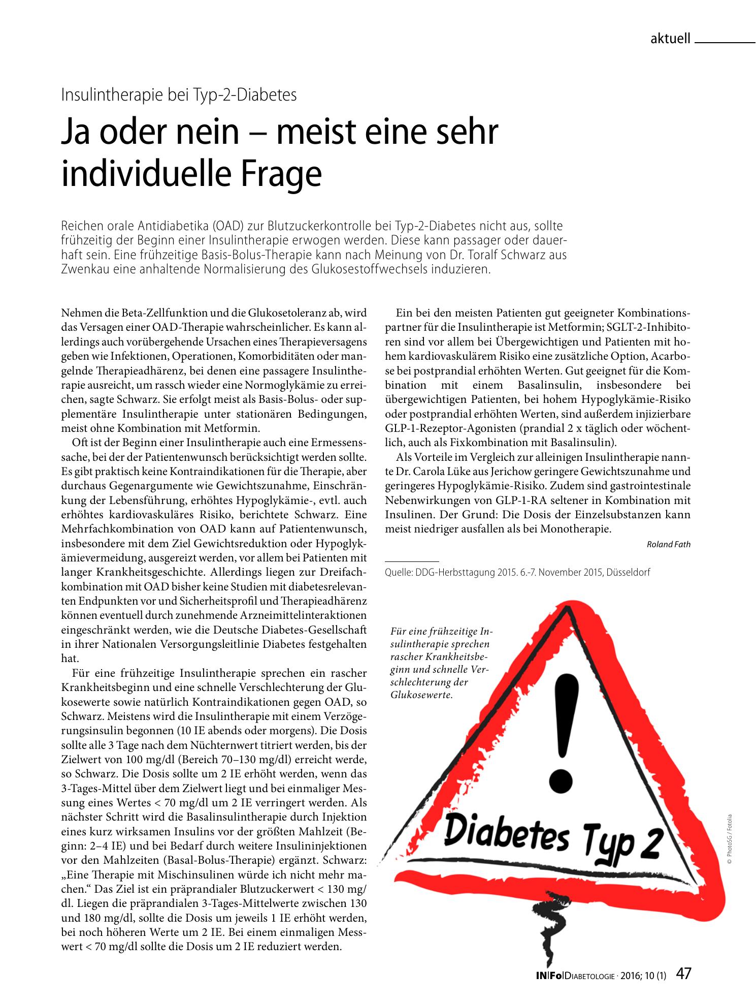 Vorschauseite 1: Ja oder nein – meist eine sehr individuelle Frage