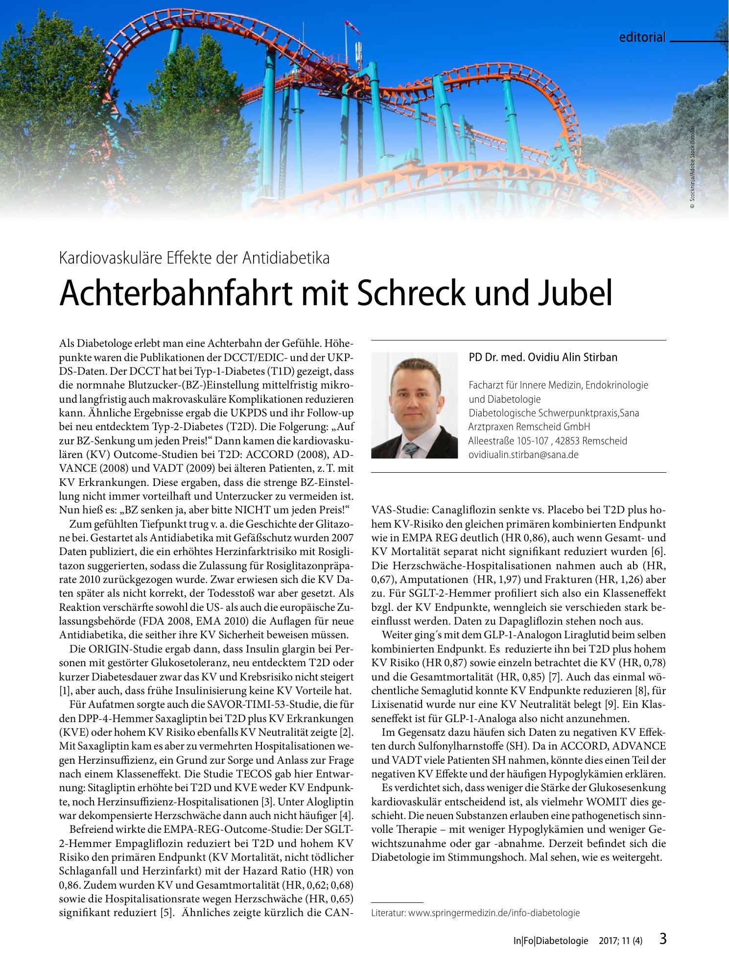 Vorschauseite 1: Achterbahnfahrt mit Schreck und Jubel