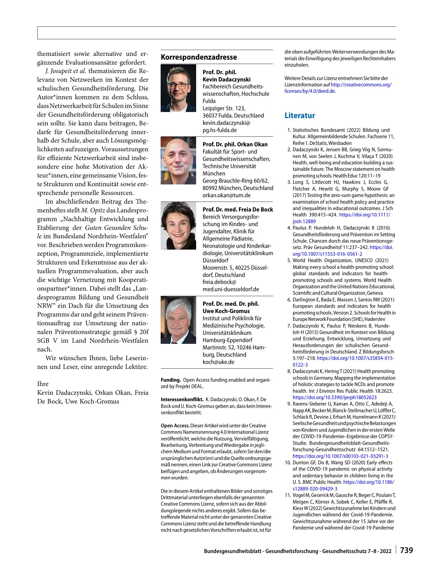 Vorschauseite 3: Schulische Gesundheitsförderung und Prävention in Deutschland. Aktuelle Themen, Umsetzung und Herausforderungen