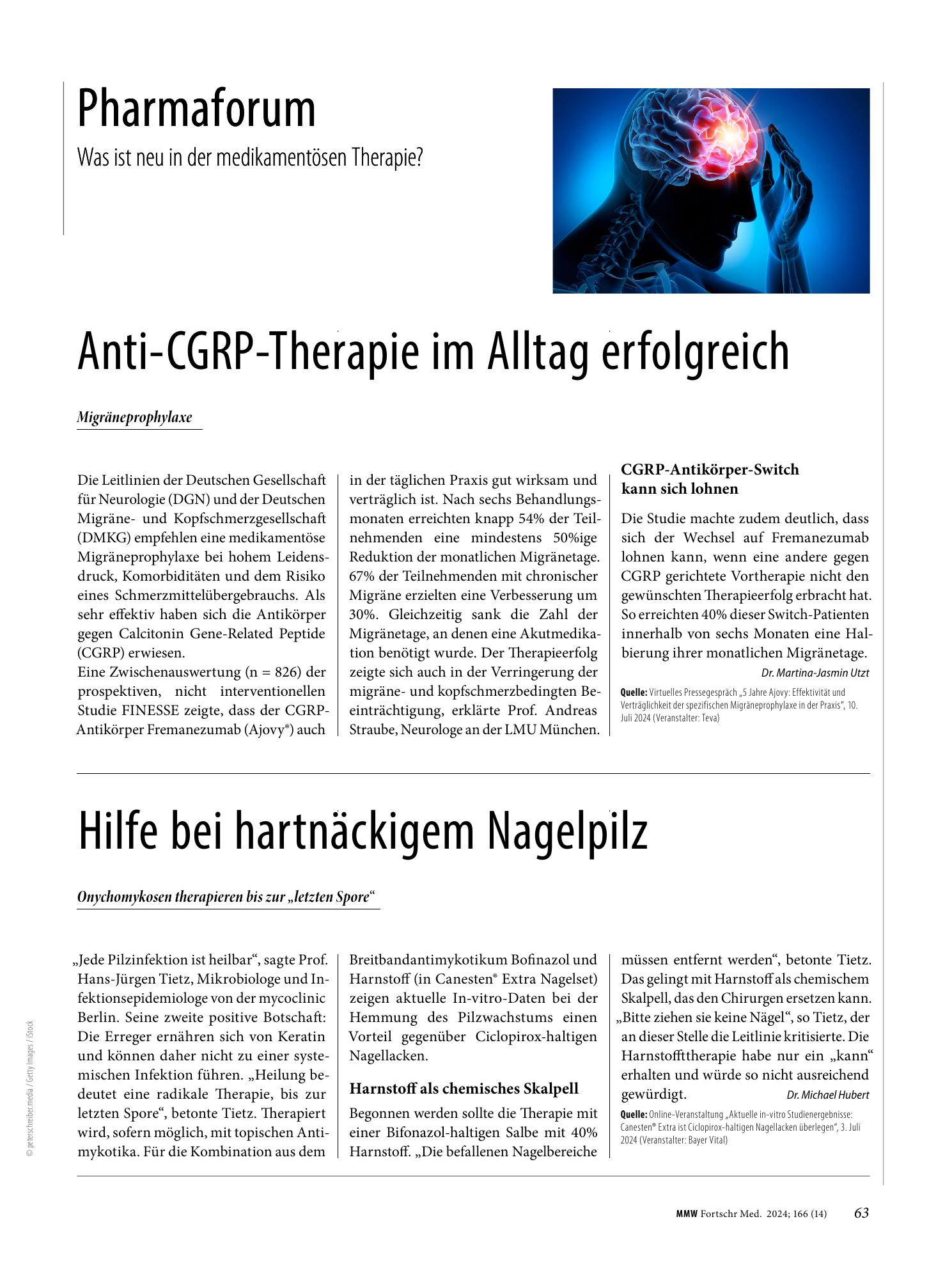 Vorschauseite 1: Hilfe bei hartnäckigem Nagelpilz