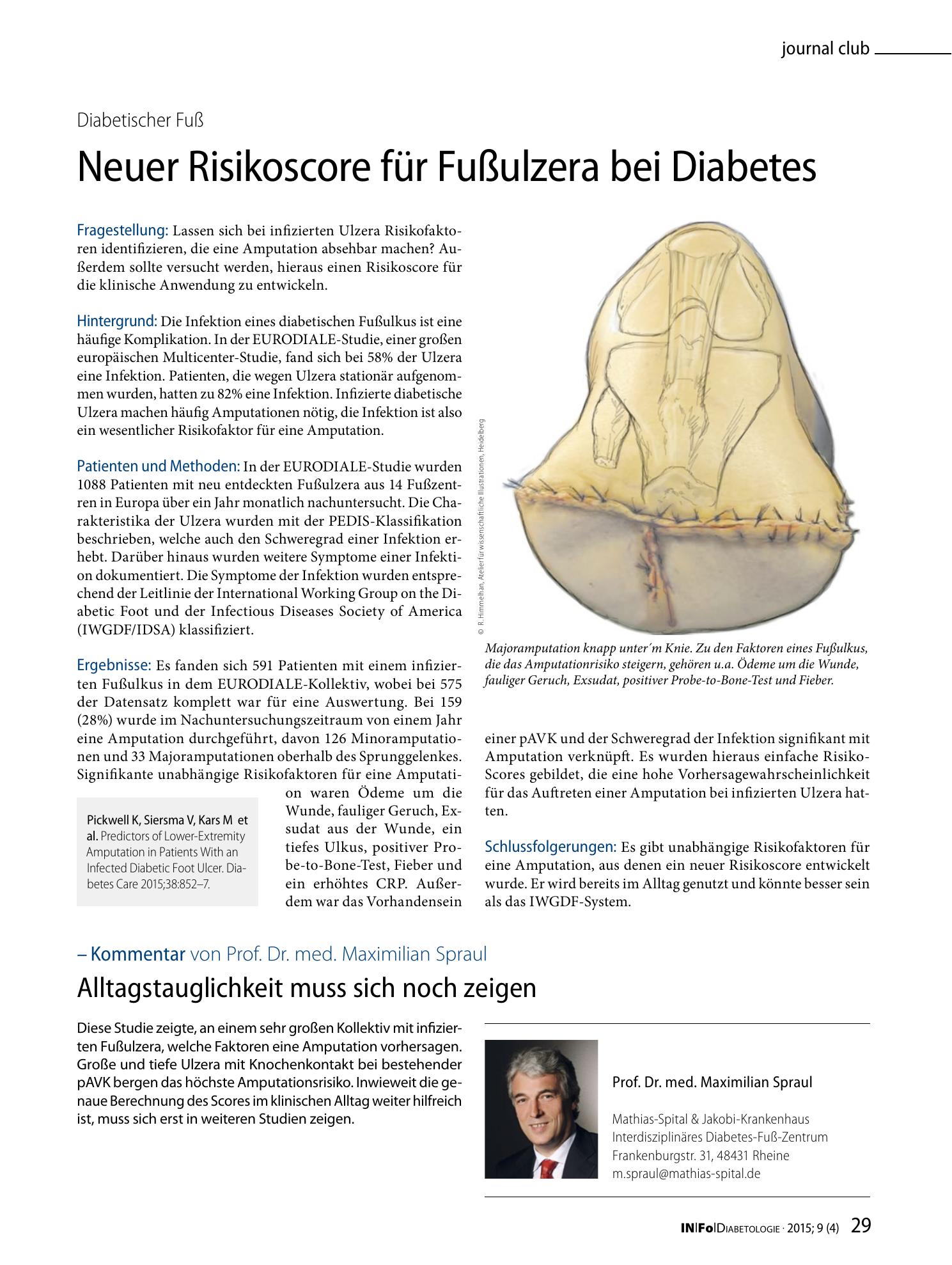 Vorschauseite 1: Neuer Risikoscore für Fußulzera bei Diabetes