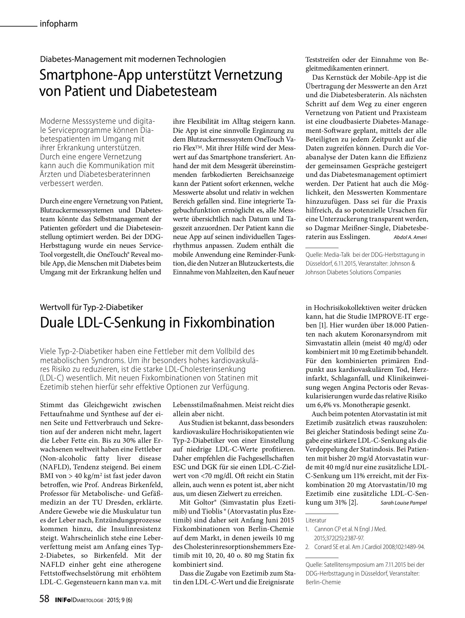 Vorschauseite 1: Duale LDL-C-Senkung in Fixkombination