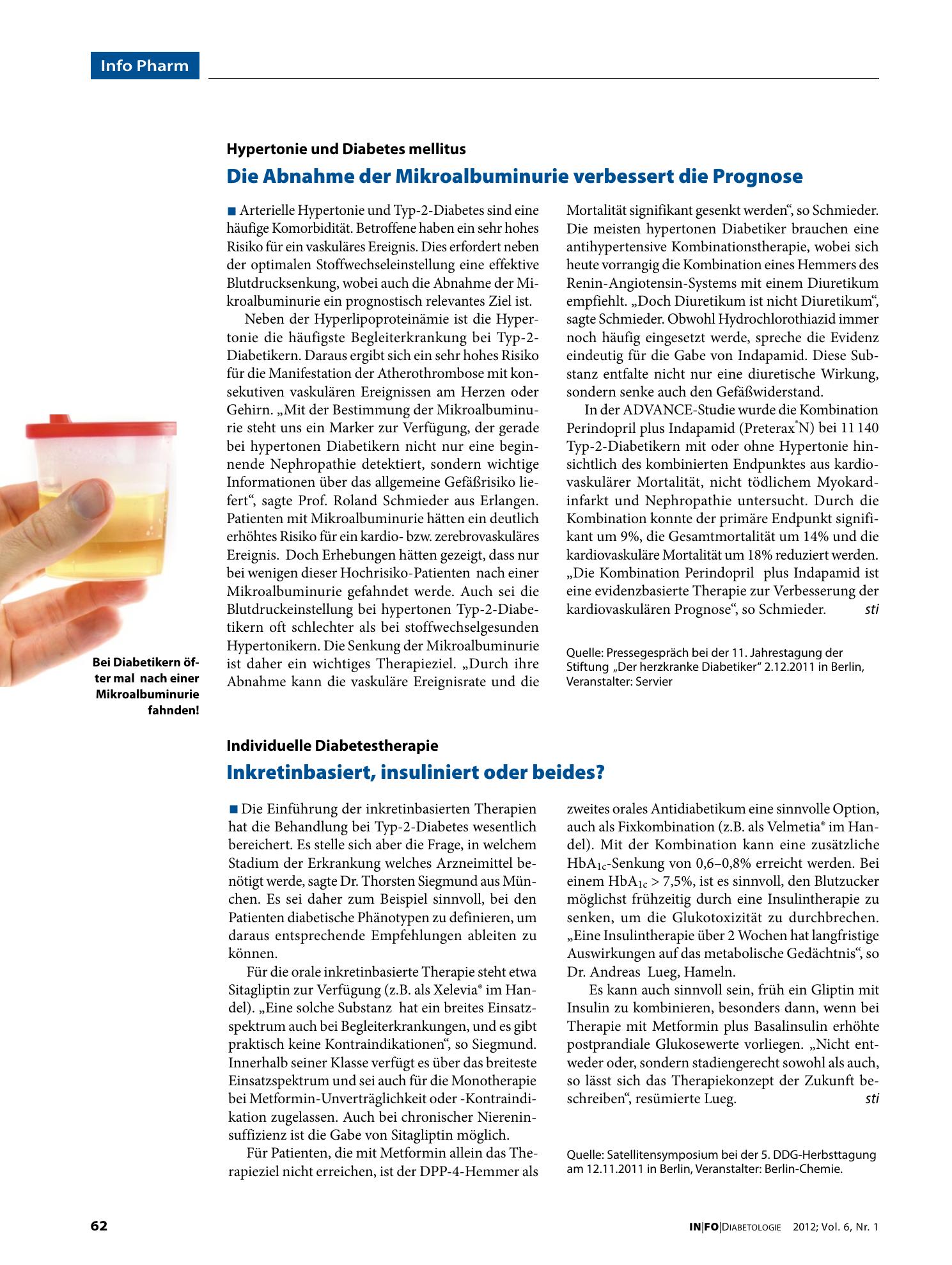 Vorschauseite 1: Inkretinbasiert, insuliniert oder beides?