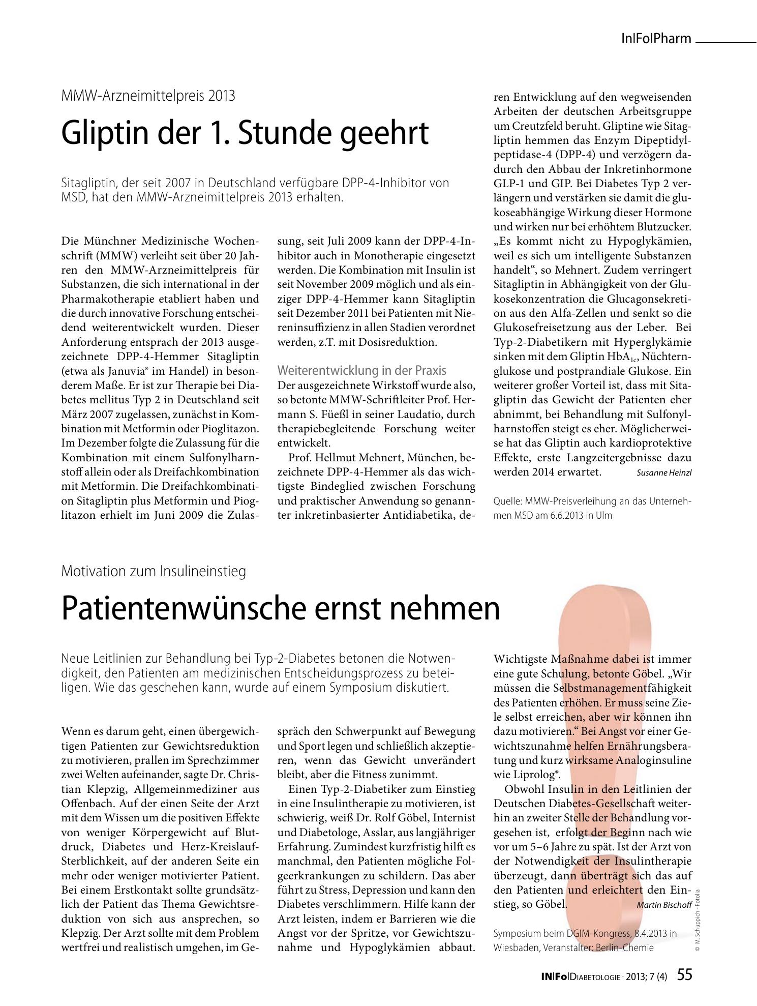 Vorschauseite 1: Patientenwünsche ernst nehmen