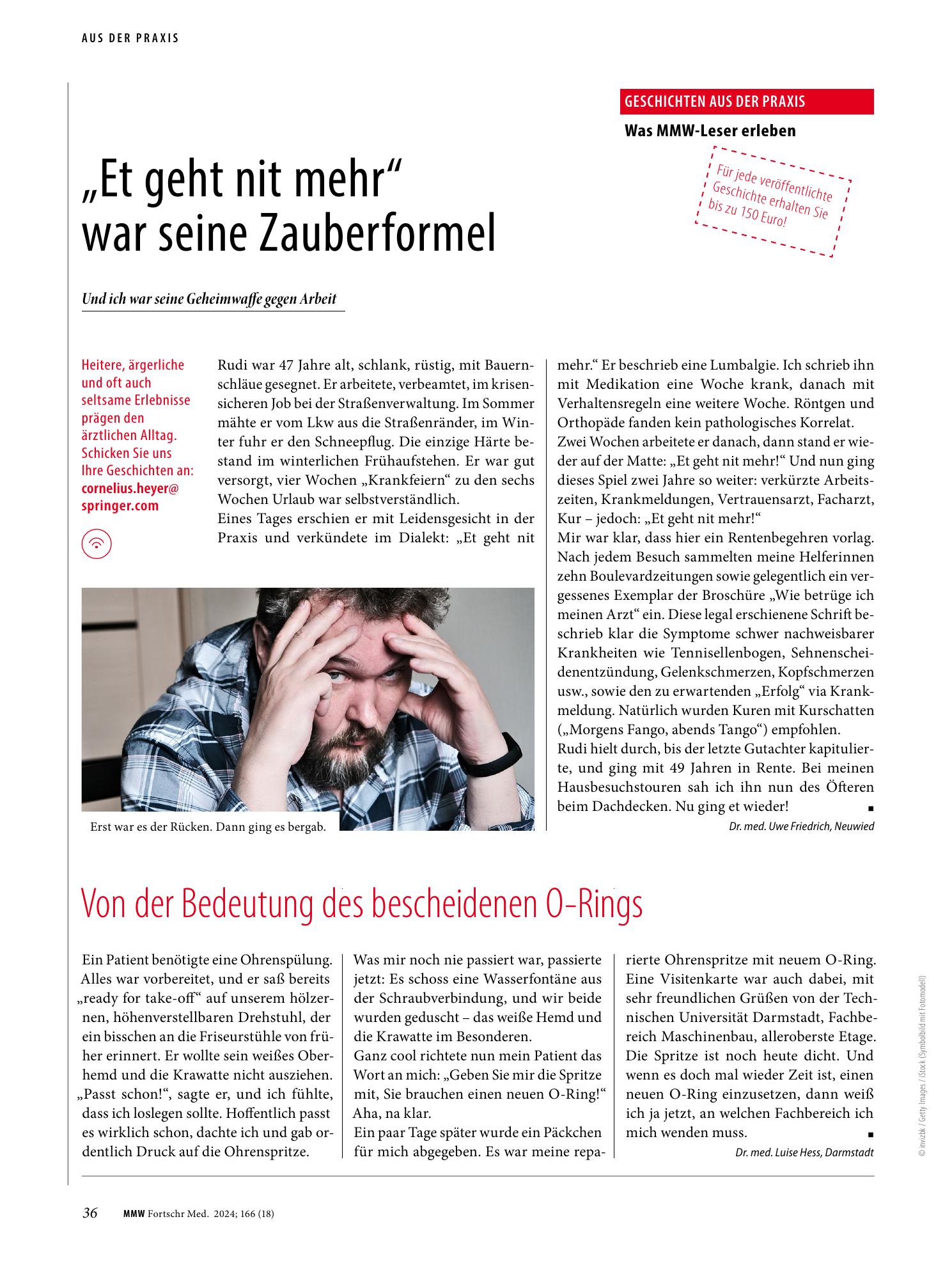 Vorschauseite 1: „Et geht nit mehr“ war seine Zauberformel