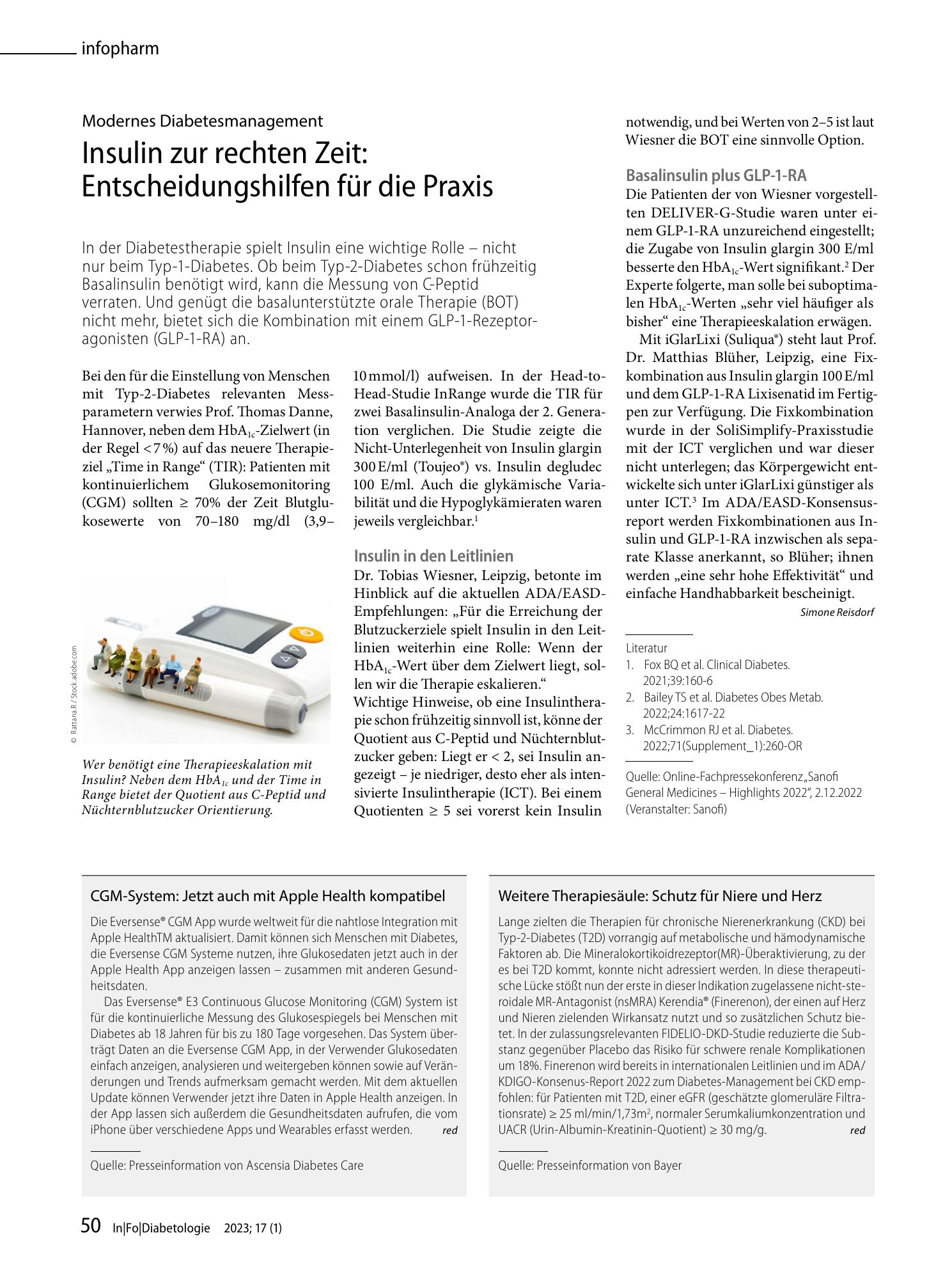 Vorschauseite 1: Weitere Therapiesäule: Schutz für Niere und Herz