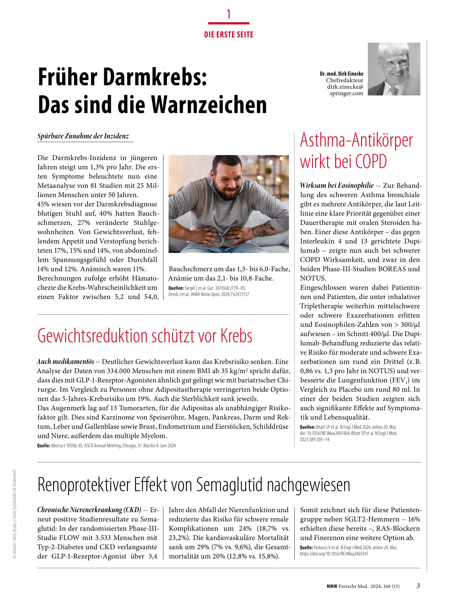 Vorschauseite 1: Die erste Seite