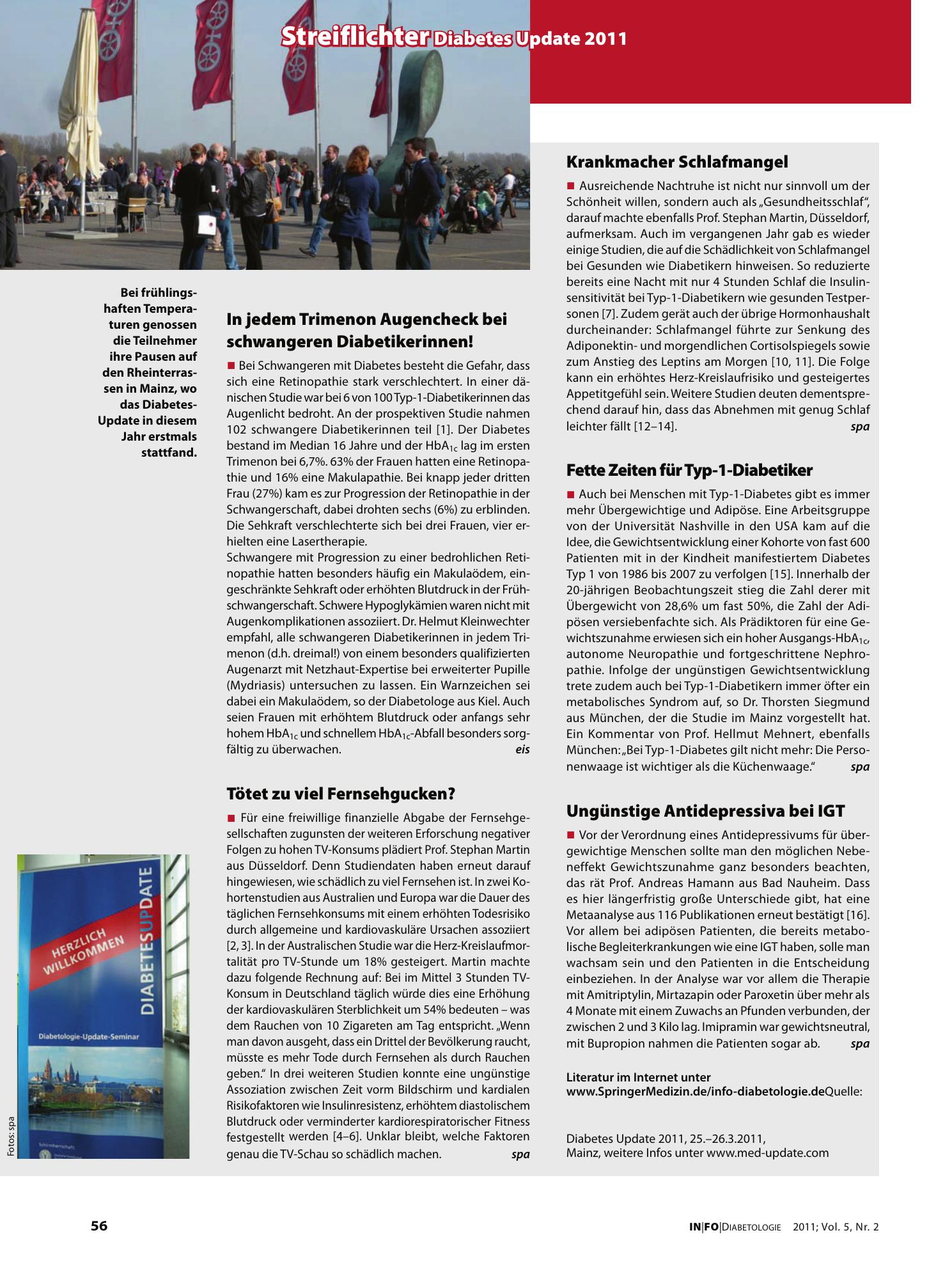 Vorschauseite 1: Fette Zeiten für Typ-1-Diabetiker