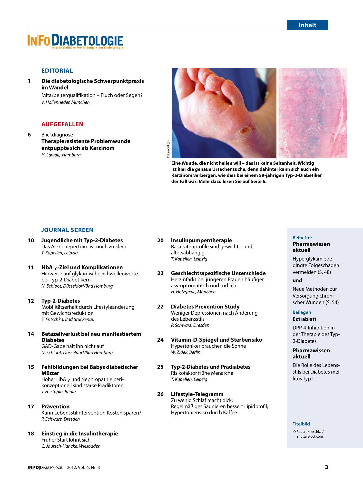 Vorschauseite 1: Inhaltsverzeichnis