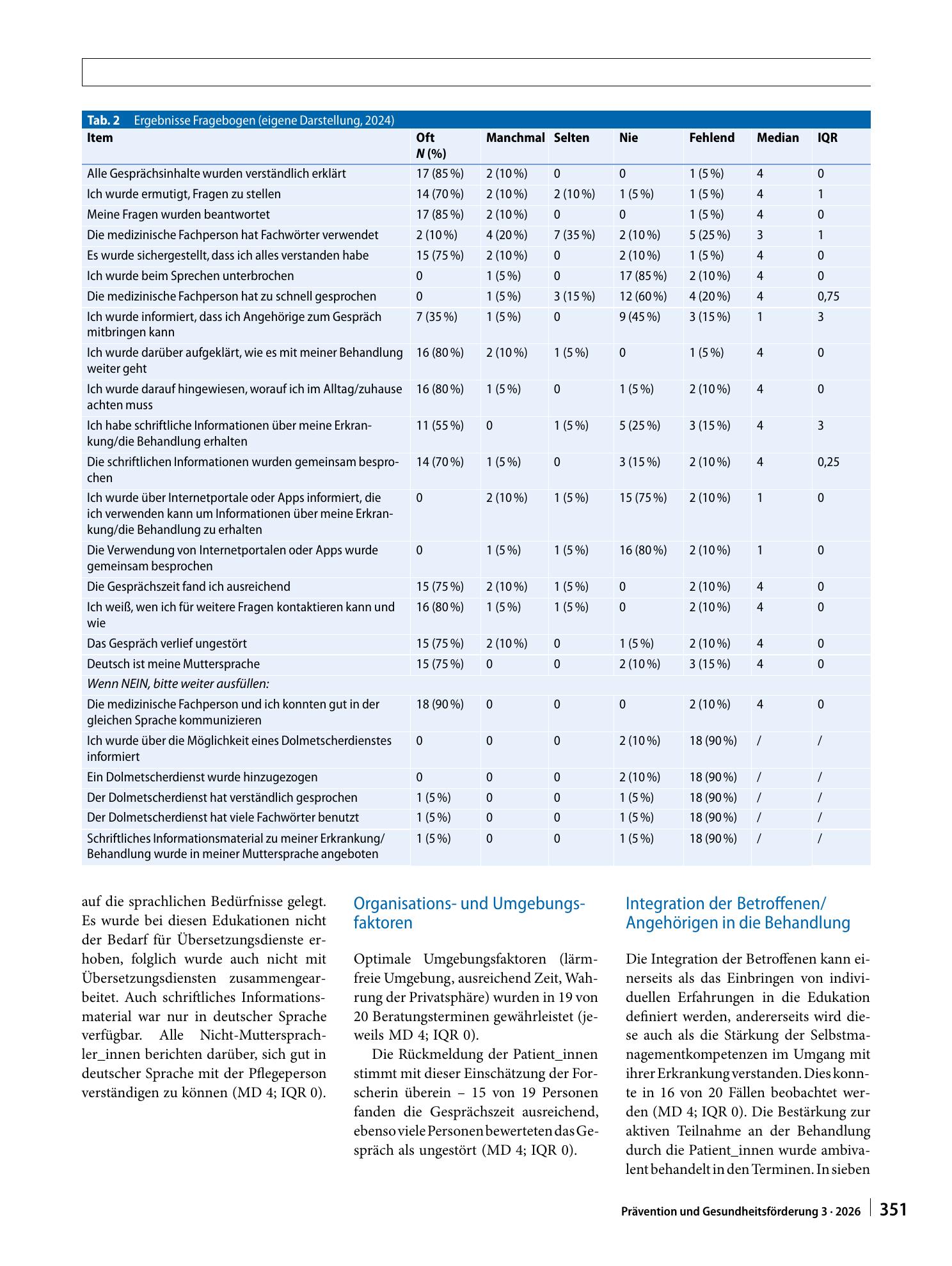 Vorschauseite 5: Organisationale Gesundheitskompetenz in einem Akutspital: Evaluation der Edukation von Menschen mit komplexen Wunden