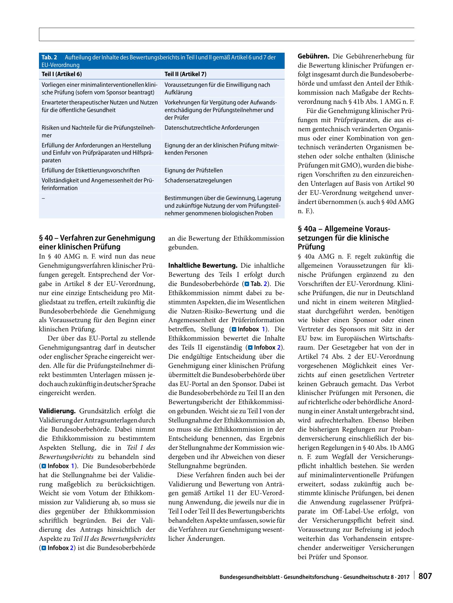 Vorschauseite 4: Änderungen des Arzneimittelgesetzes durch die EU-Verordnung zu klinischen Prüfungen