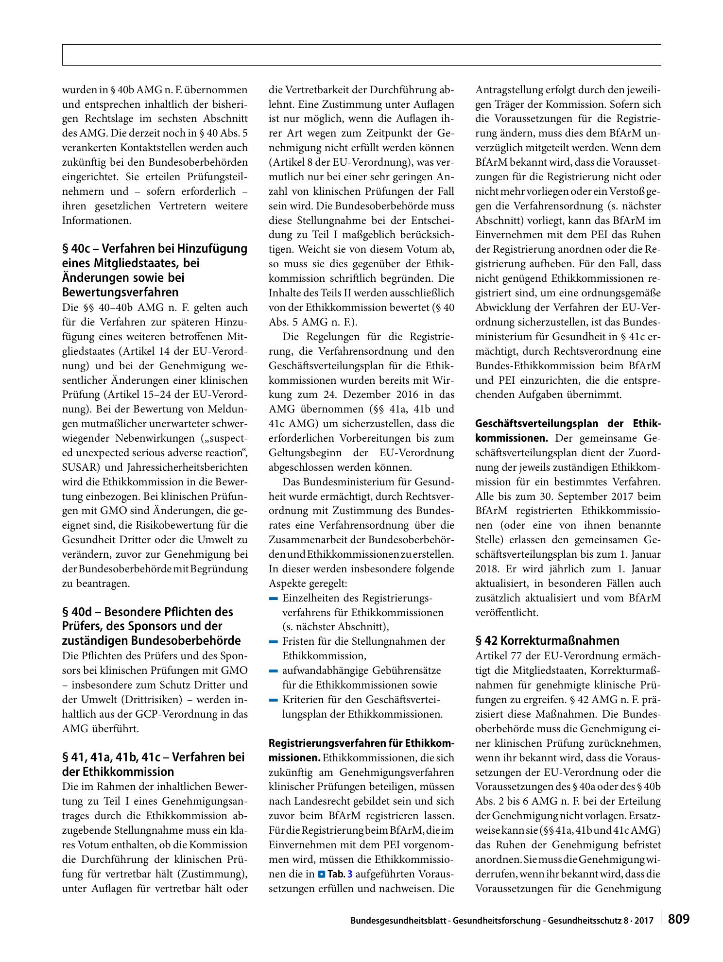 Vorschauseite 6: Änderungen des Arzneimittelgesetzes durch die EU-Verordnung zu klinischen Prüfungen