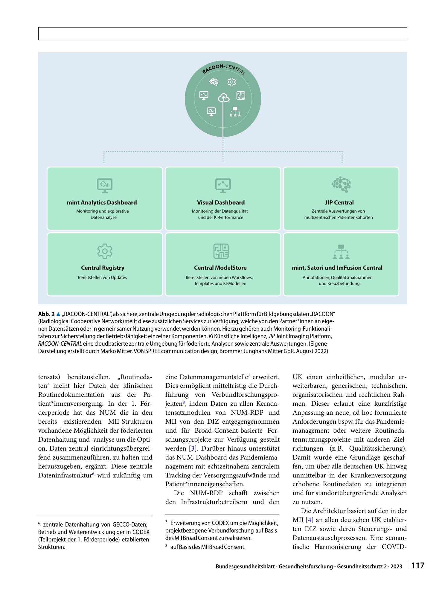 Vorschauseite 4: Das Netzwerk Universitätsmedizin: Technisch-organisatorische Ansätze für Forschungsdatenplattformen