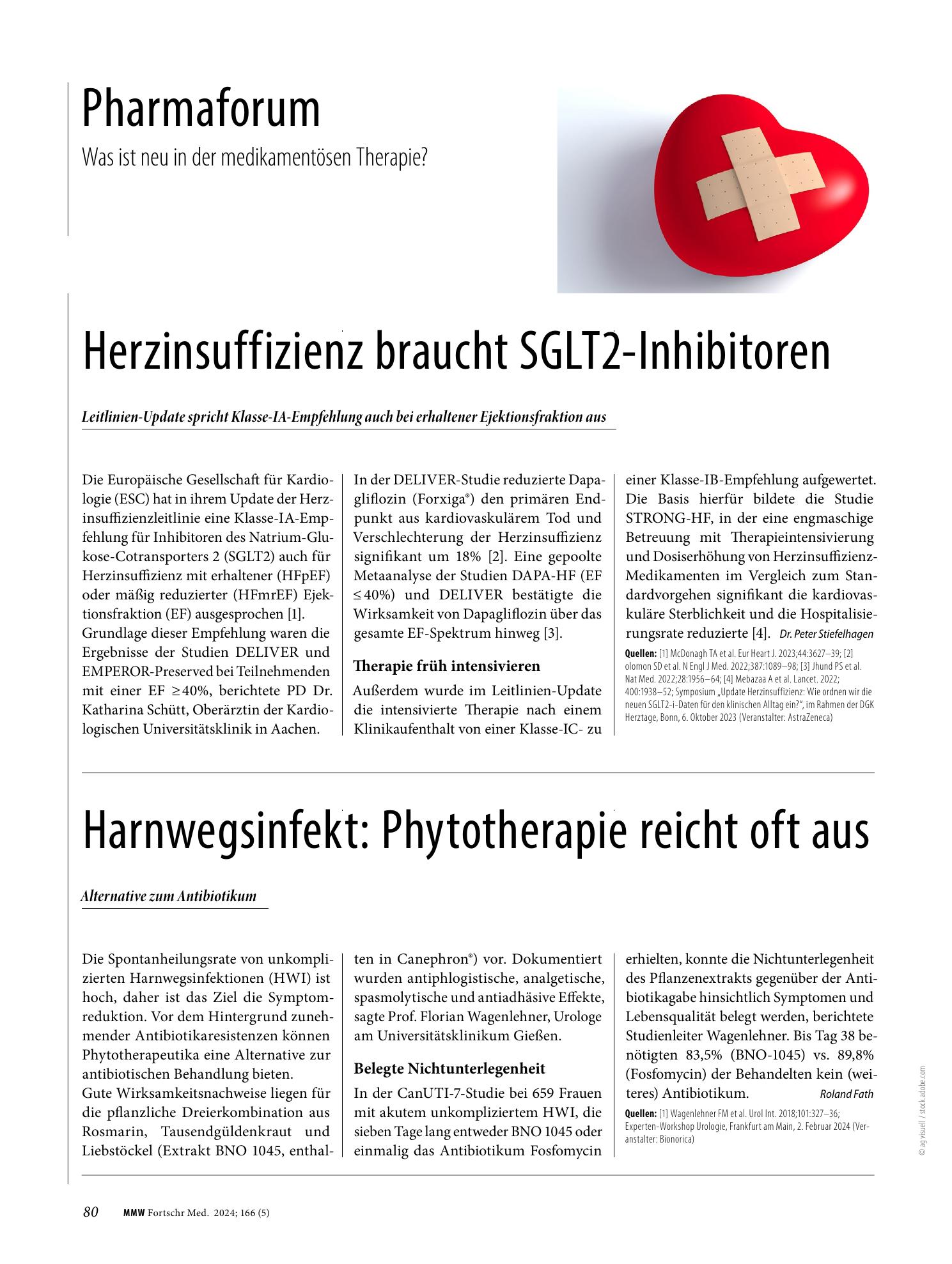 Vorschauseite 1: Harnwegsinfekt: Phytotherapie reicht oft aus
