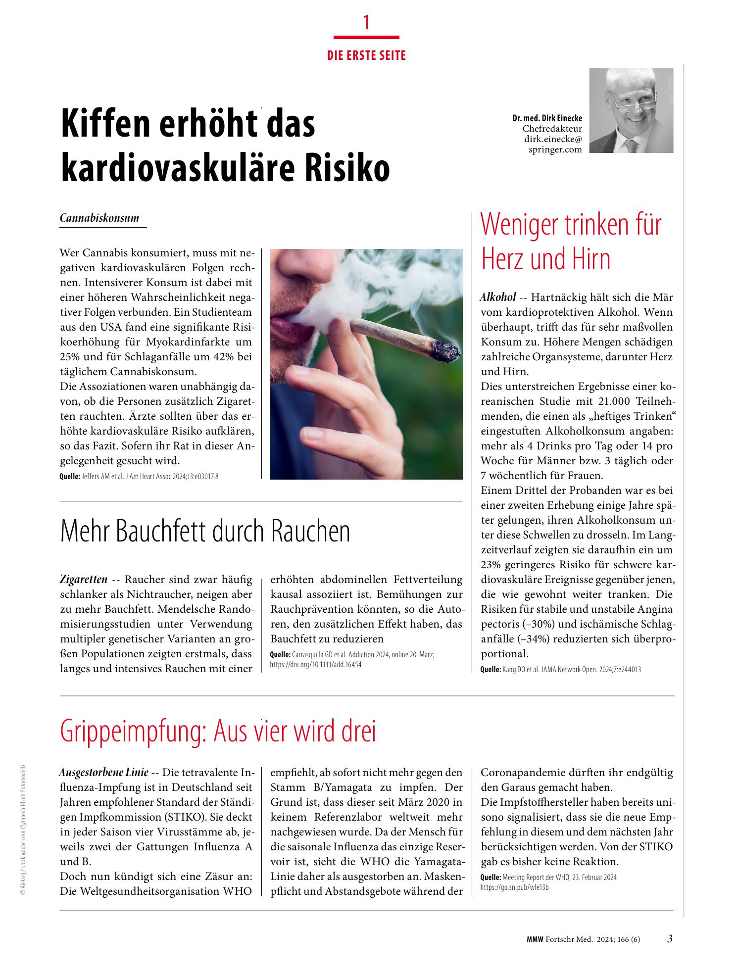 Vorschauseite 1: Die erste Seite